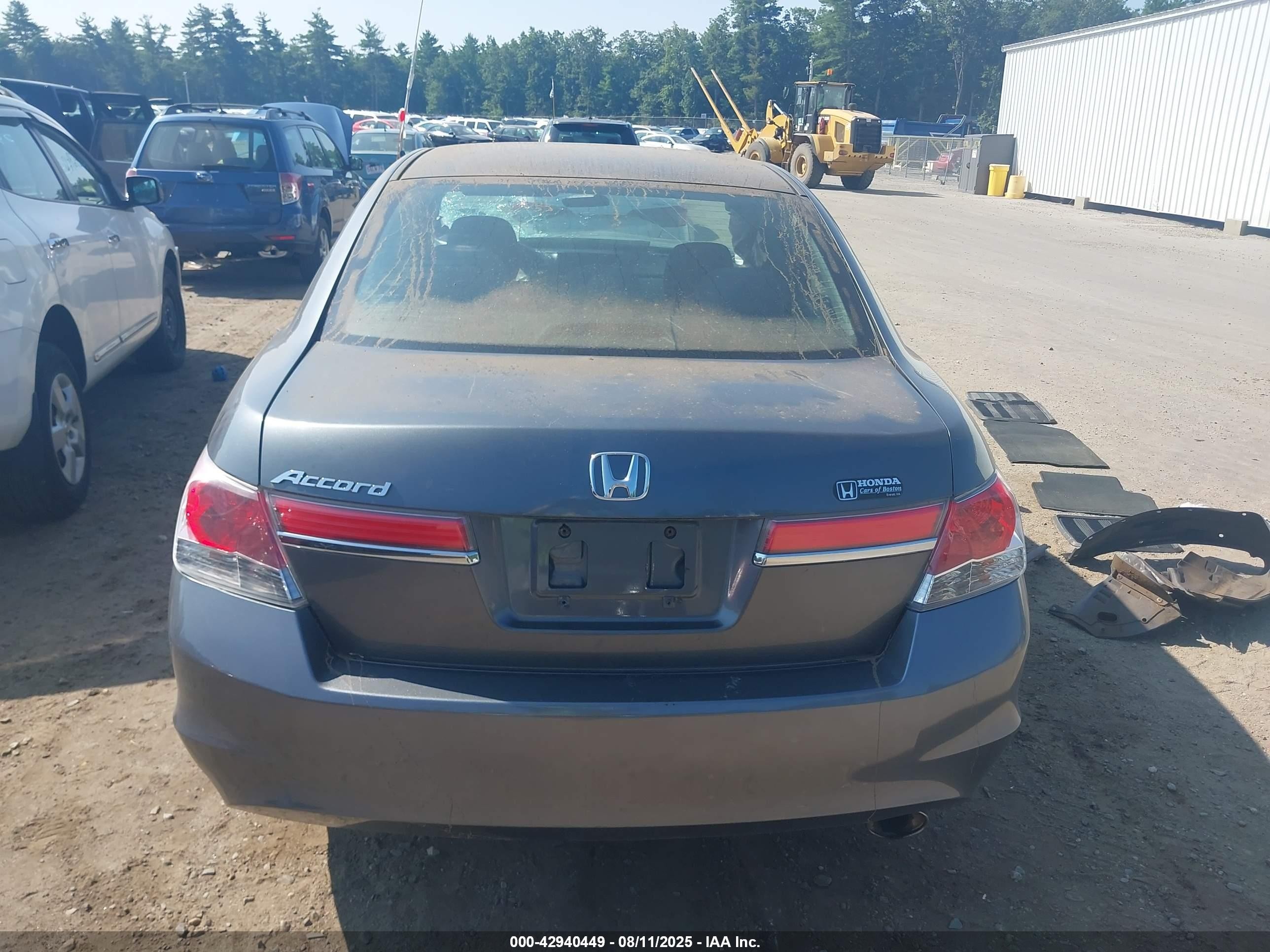 2012 Honda Accord Sdn Lx Premium Gray vin: 1HGCP2F48CA057707