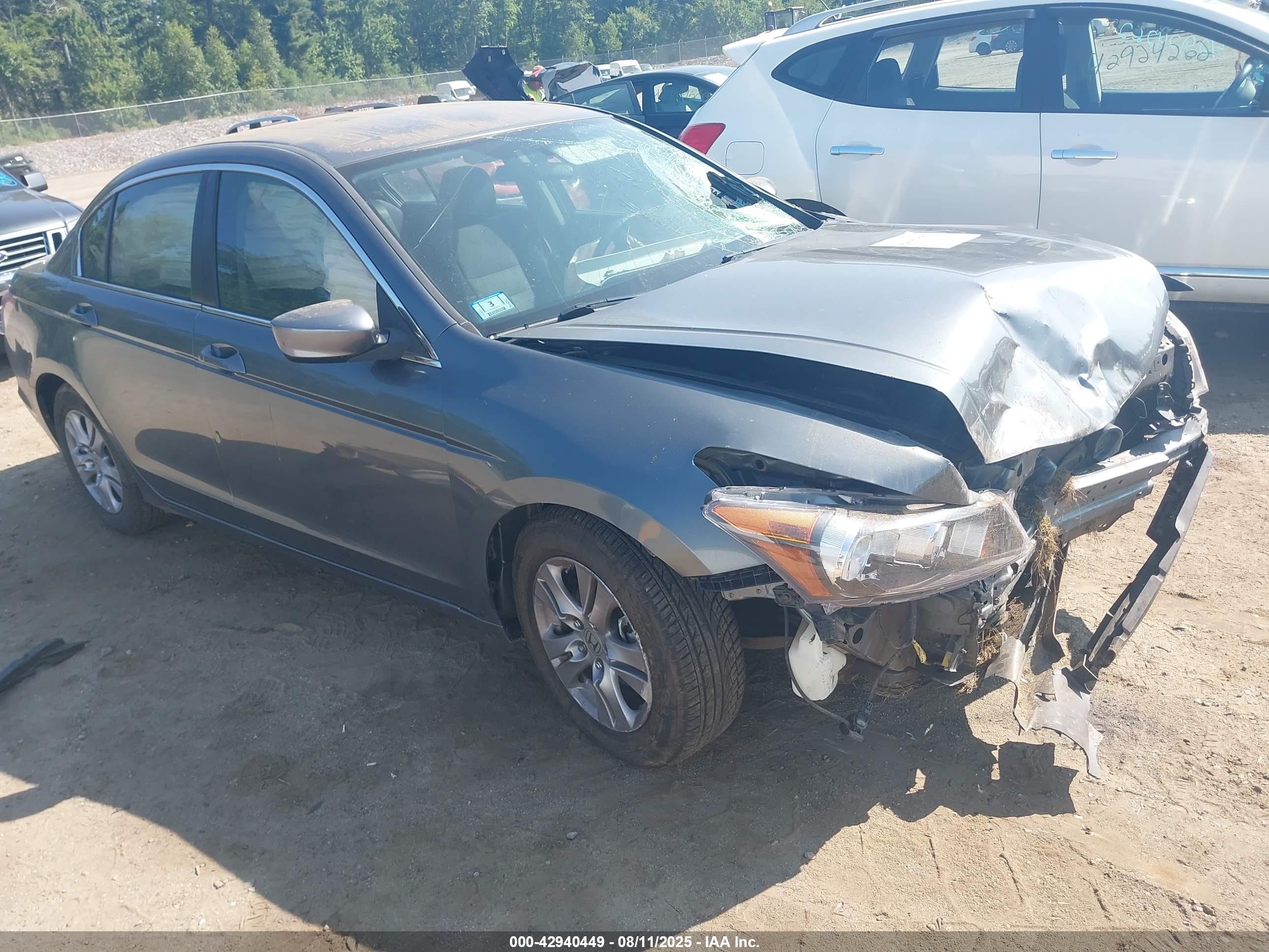 2012 Honda Accord Sdn Lx Premium Gray vin: 1HGCP2F48CA057707
