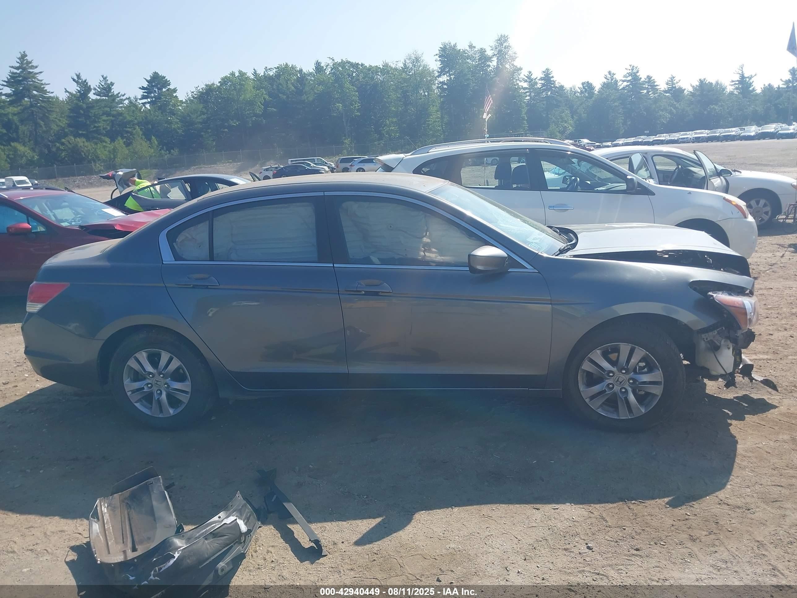 2012 Honda Accord Sdn Lx Premium Gray vin: 1HGCP2F48CA057707