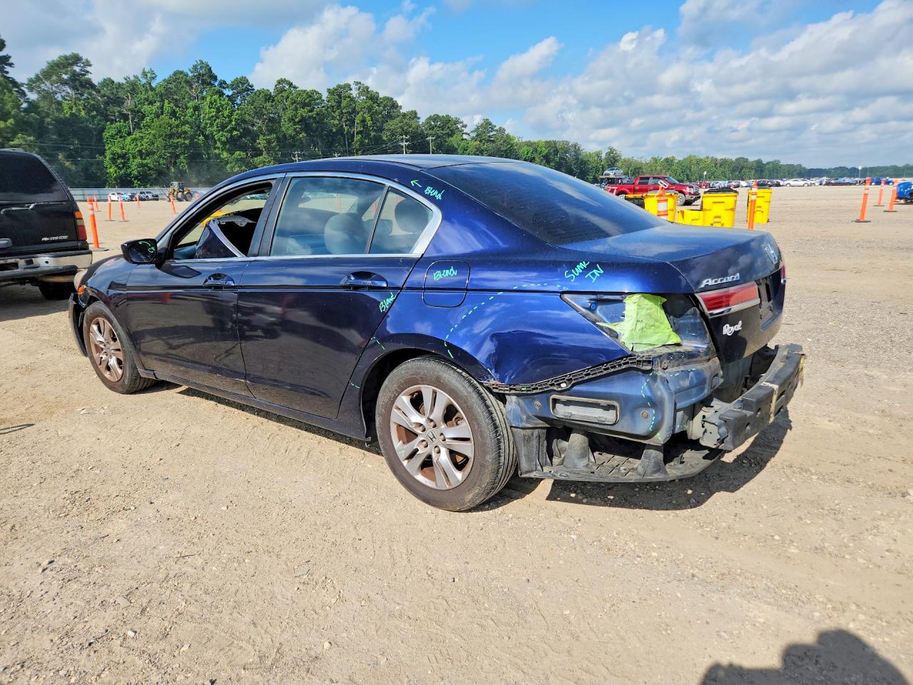 2012 Honda Accord Lxp Blue vin: 1HGCP2F48CA086897