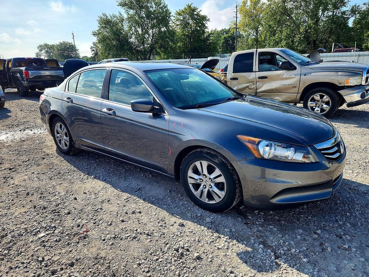 2012 Honda Accord Lxp Gray vin: 1HGCP2F48CA204138