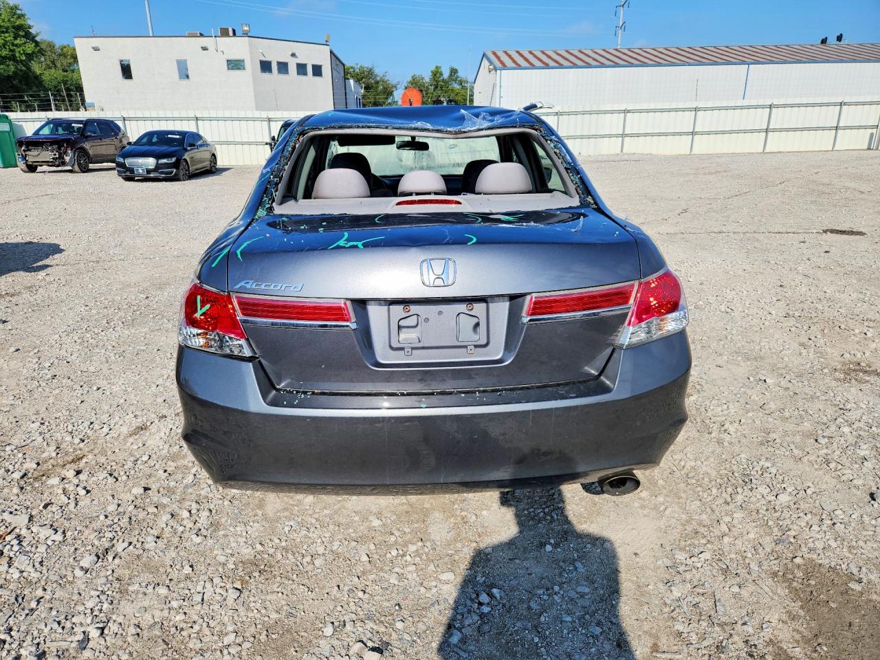 2012 Honda Accord Lxp Gray vin: 1HGCP2F48CA204138