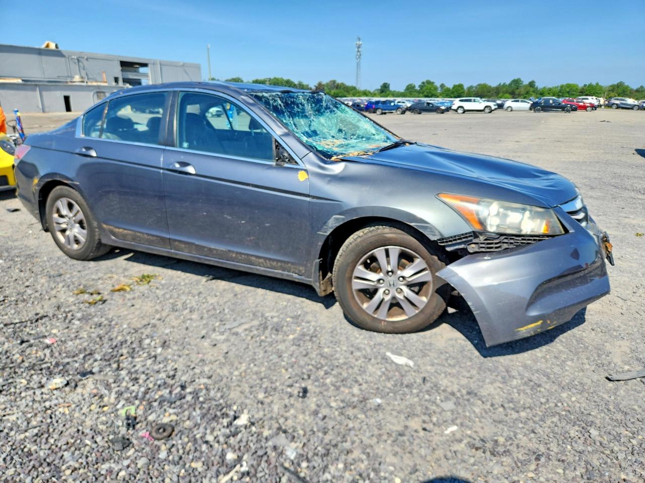 2012 Honda Accord Lxp Gray vin: 1HGCP2F48CA226334