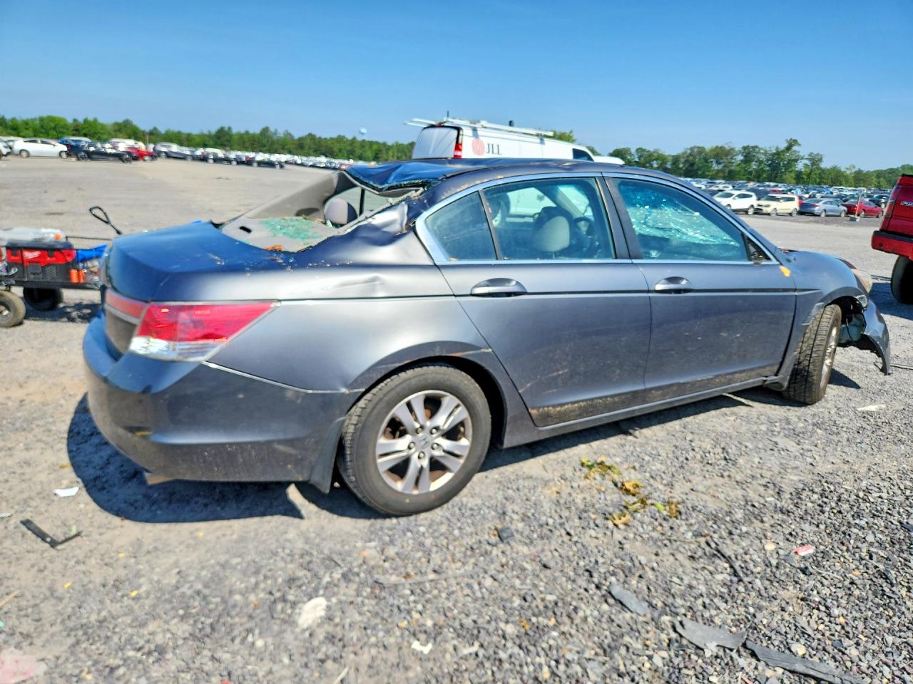 2012 Honda Accord Lxp Gray vin: 1HGCP2F48CA226334