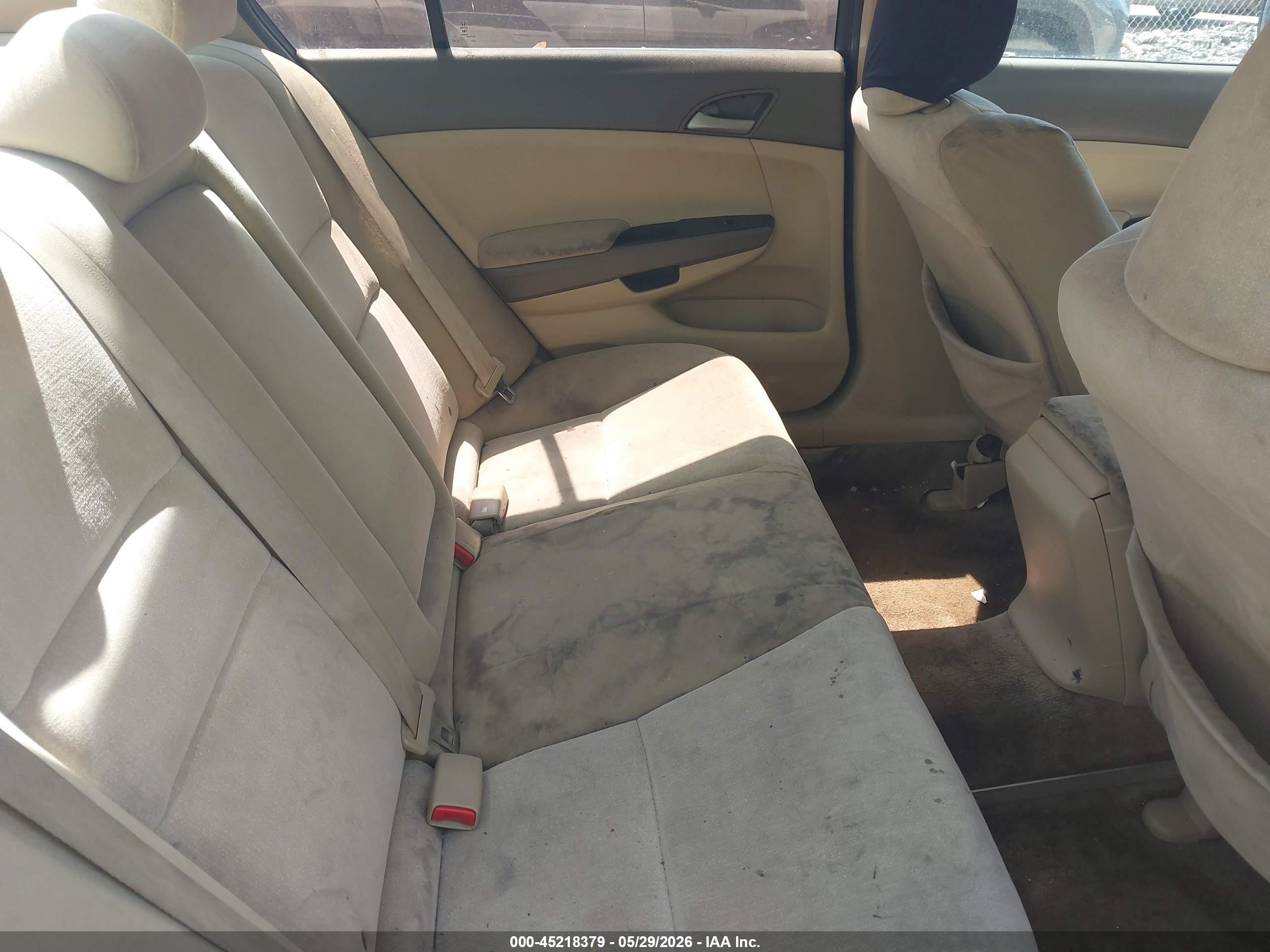 2010 Honda Accord 2.4 Lx-p White vin: 1HGCP2F49AA009355