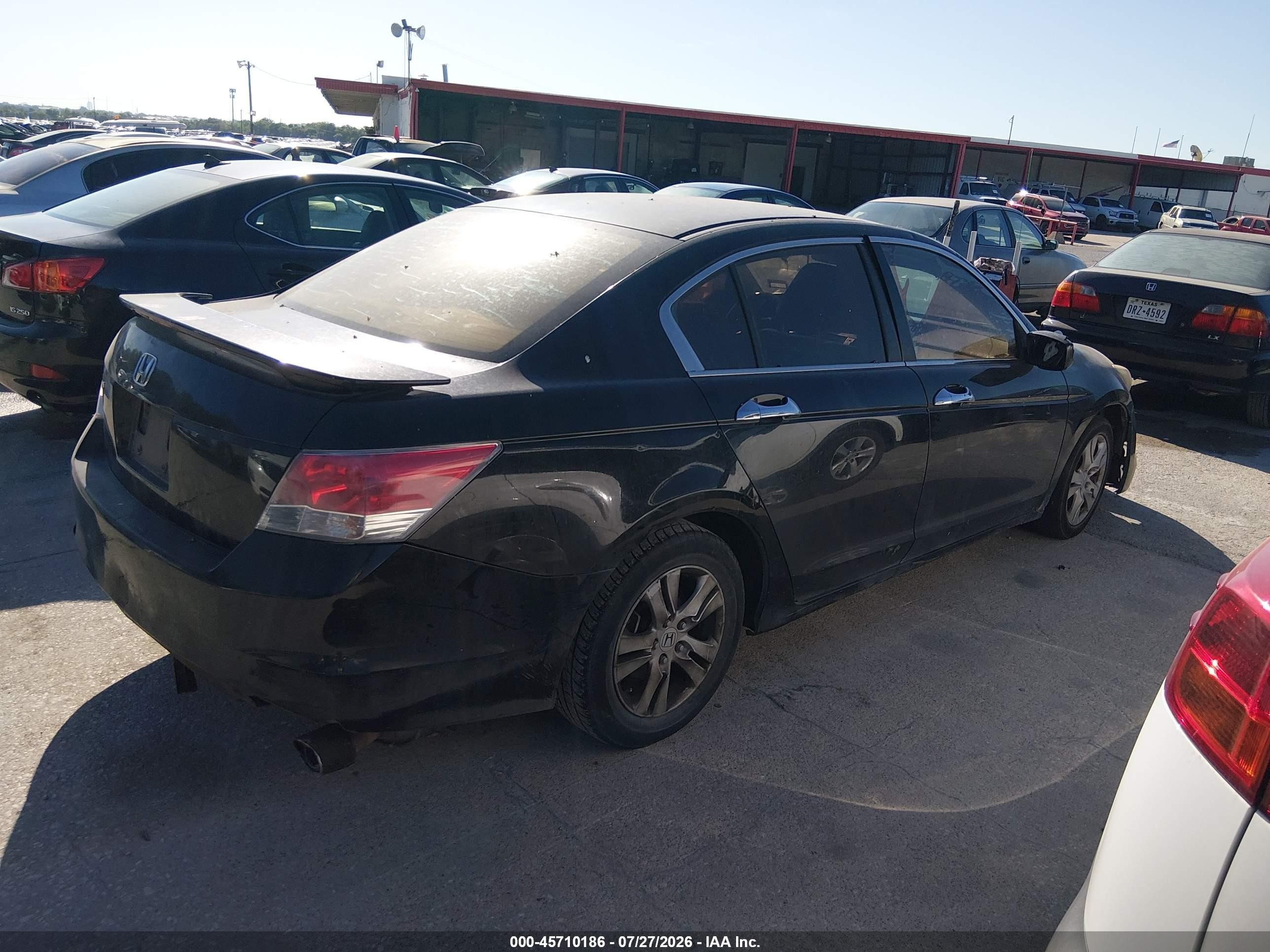 2010 Honda Accord 2.4 Lx-p Black vin: 1HGCP2F49AA075646