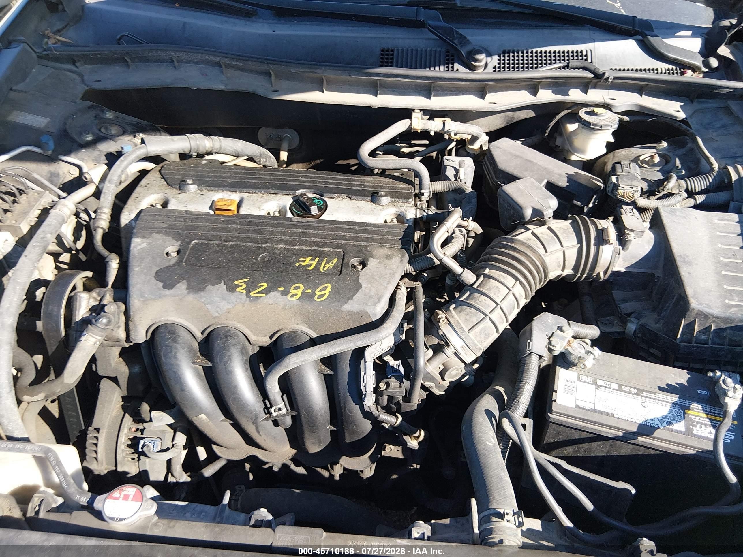 2010 Honda Accord 2.4 Lx-p Black vin: 1HGCP2F49AA075646