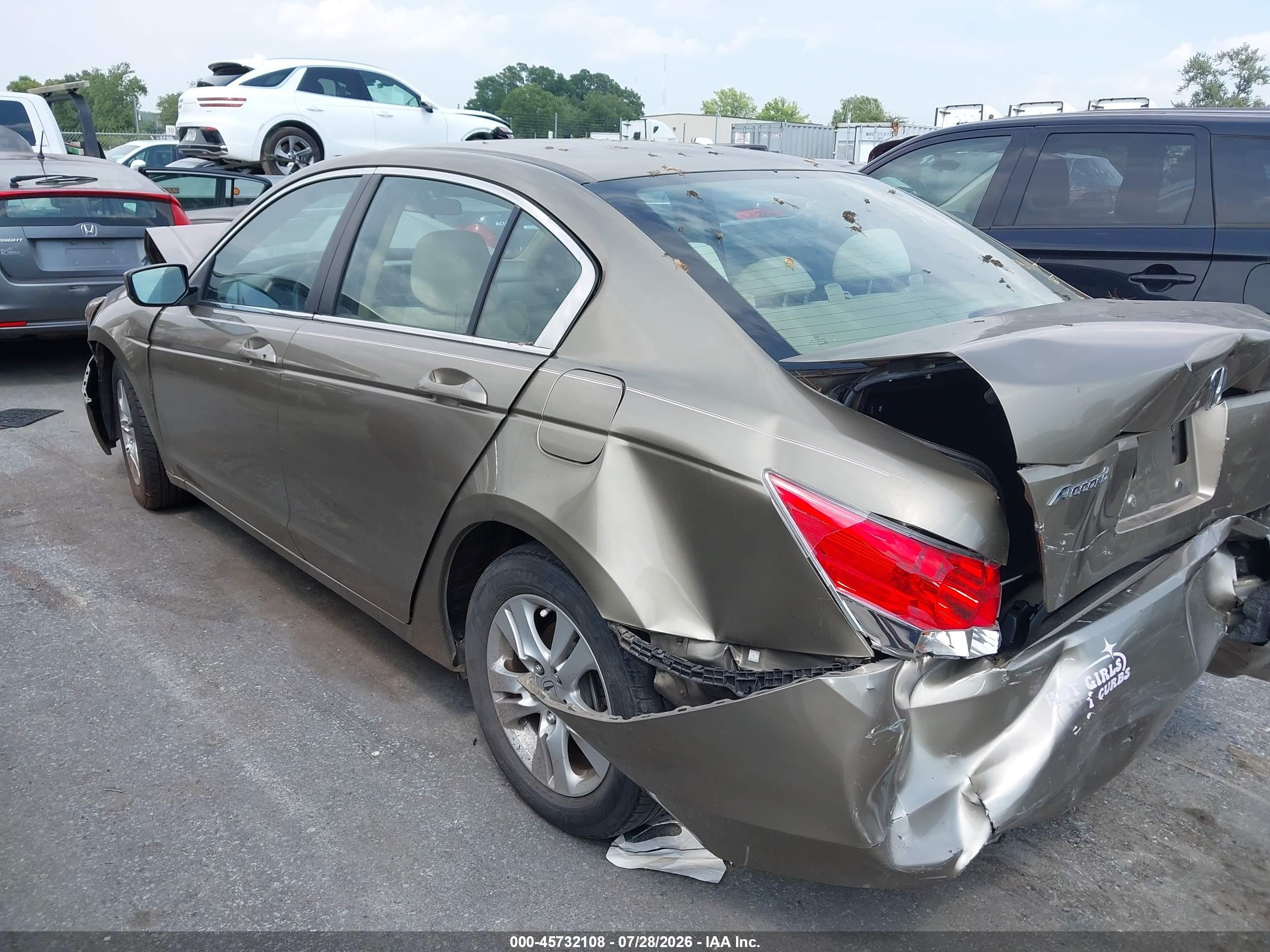 2010 Honda Accord 2.4 Lx-p Золотой vin: 1HGCP2F49AA089319