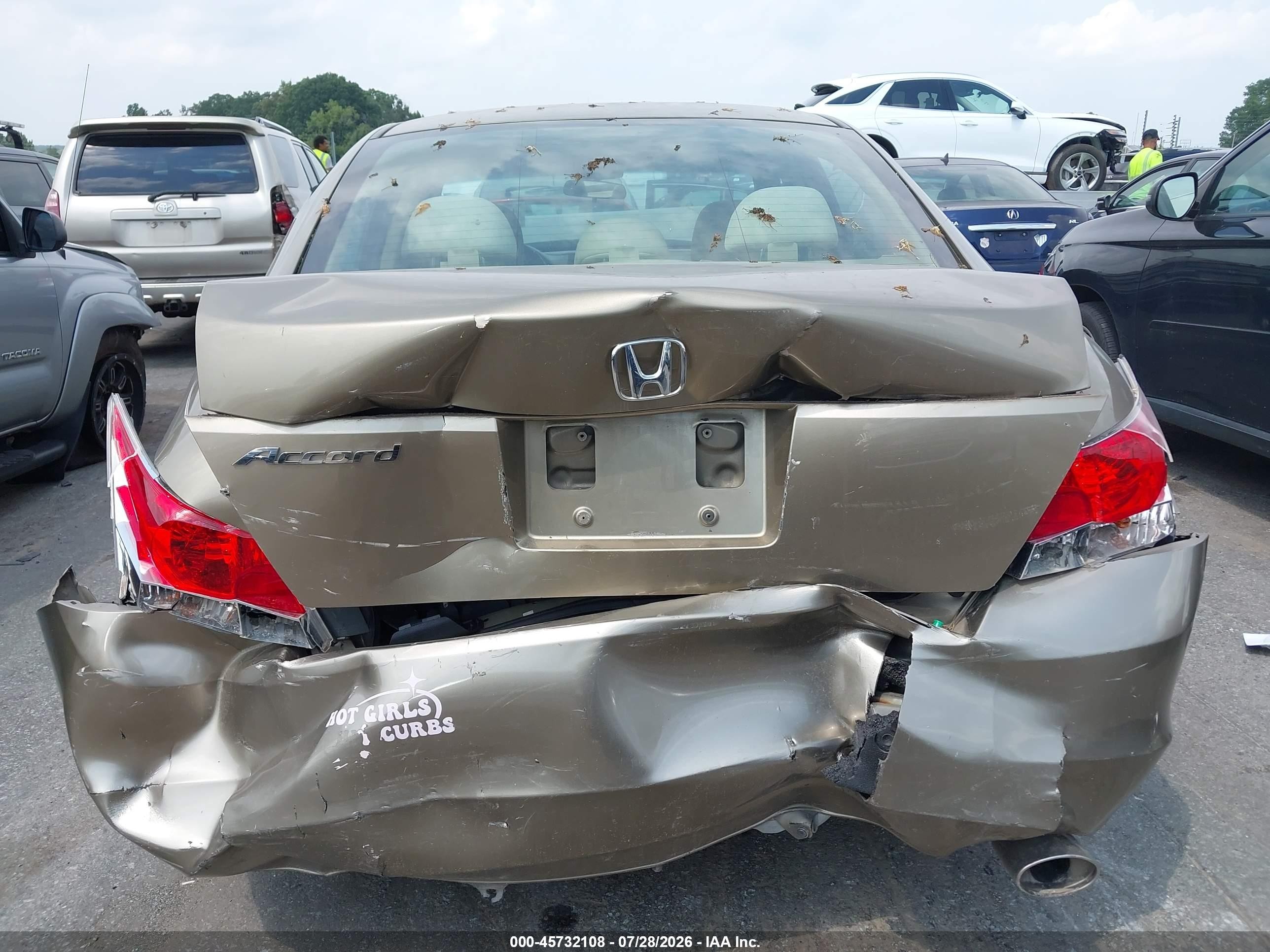 2010 Honda Accord 2.4 Lx-p Золотой vin: 1HGCP2F49AA089319