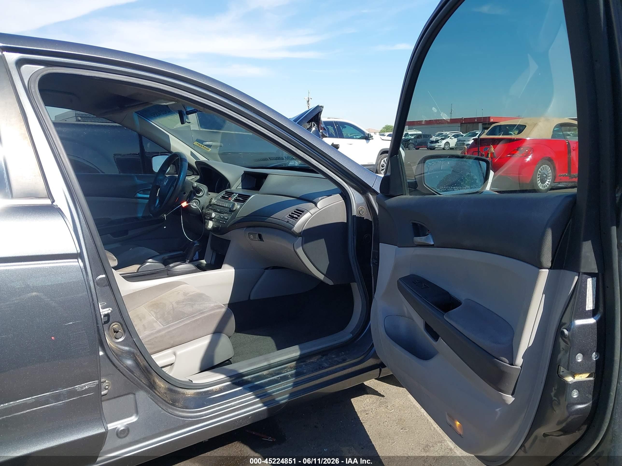 2010 Honda Accord 2.4 Lx-p Gray vin: 1HGCP2F49AA092723