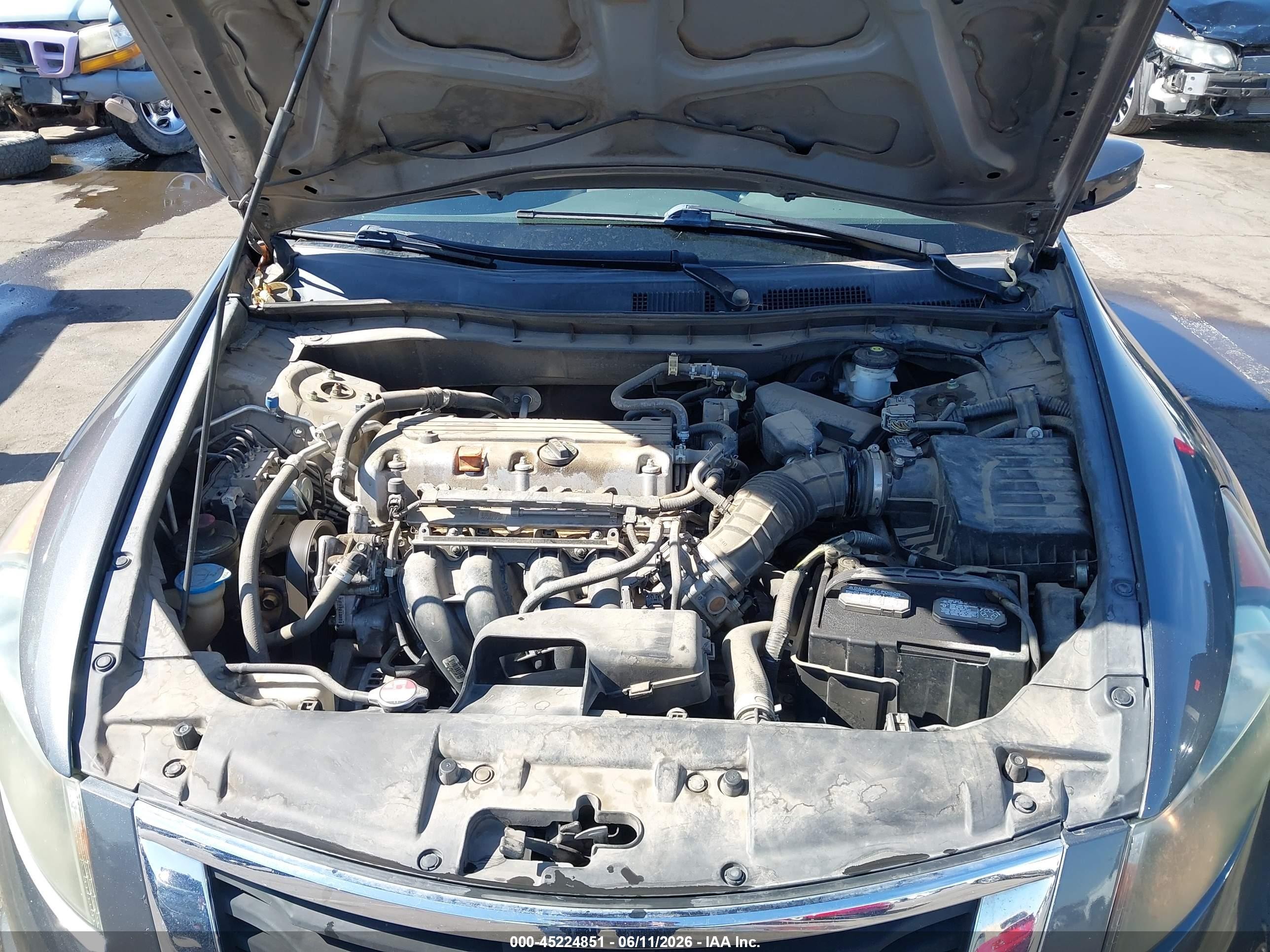 2010 Honda Accord 2.4 Lx-p Gray vin: 1HGCP2F49AA092723
