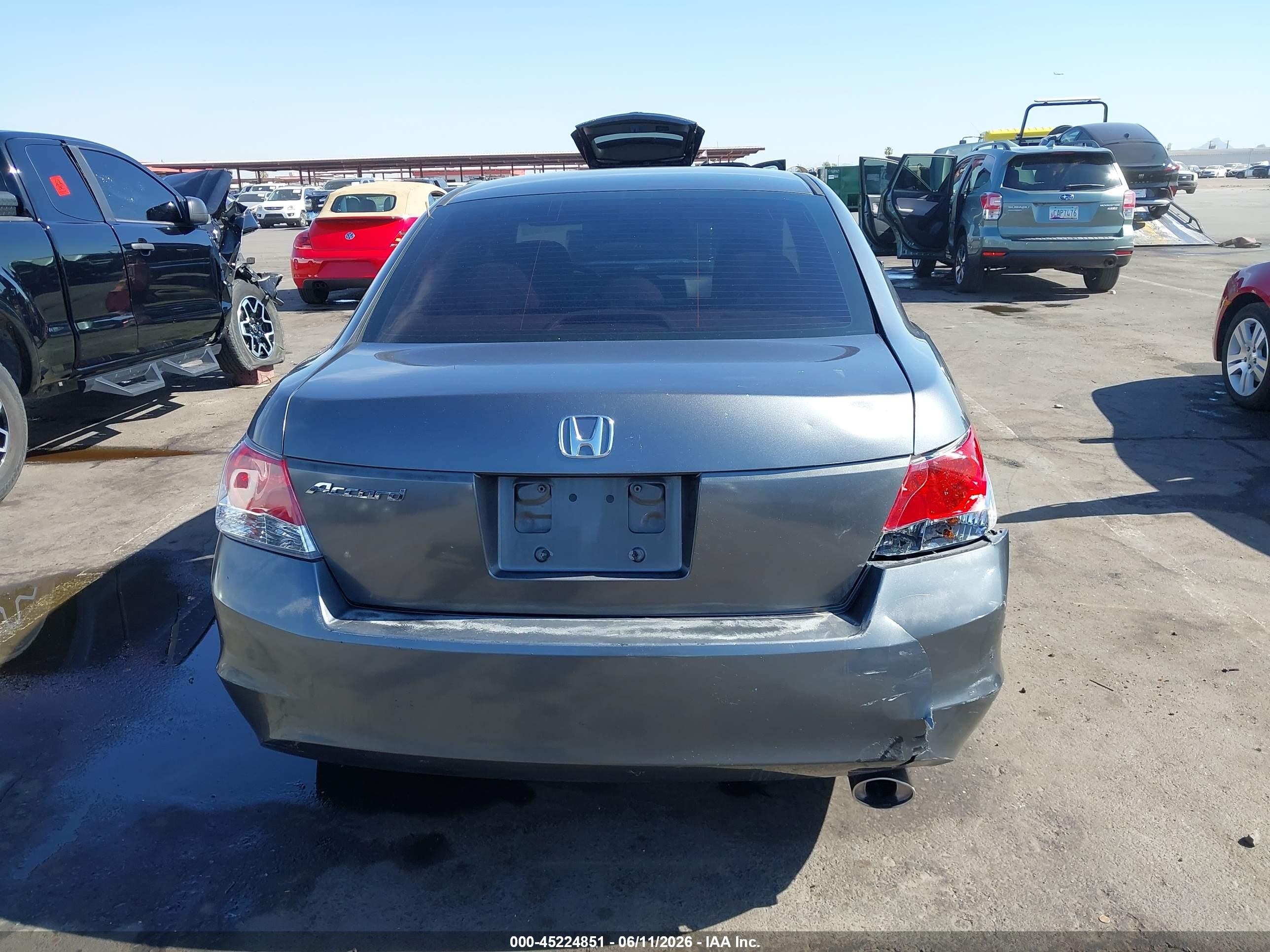 2010 Honda Accord 2.4 Lx-p Gray vin: 1HGCP2F49AA092723