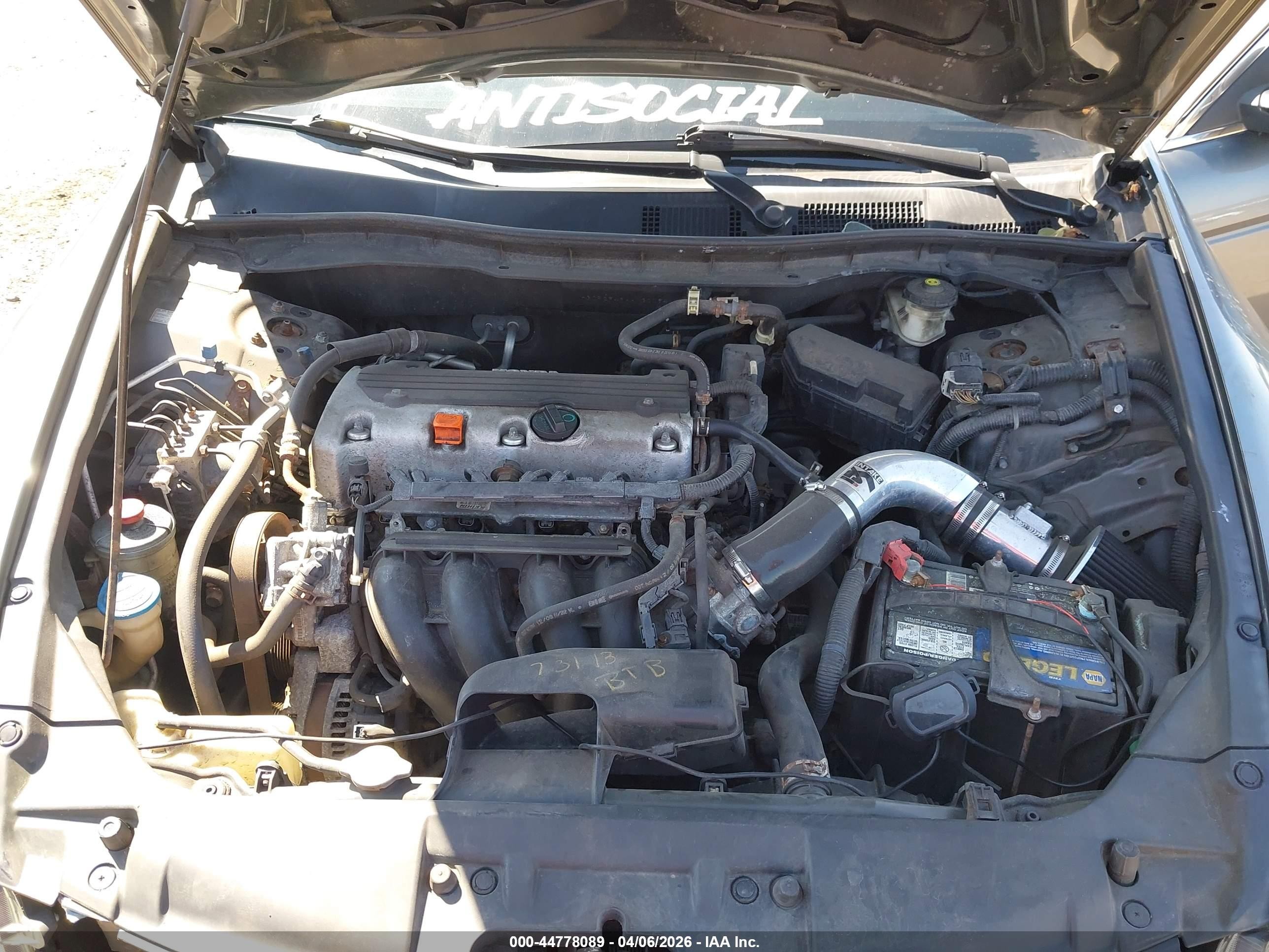 2010 Honda Accord 2.4 Lx-p Gray vin: 1HGCP2F49AA130094