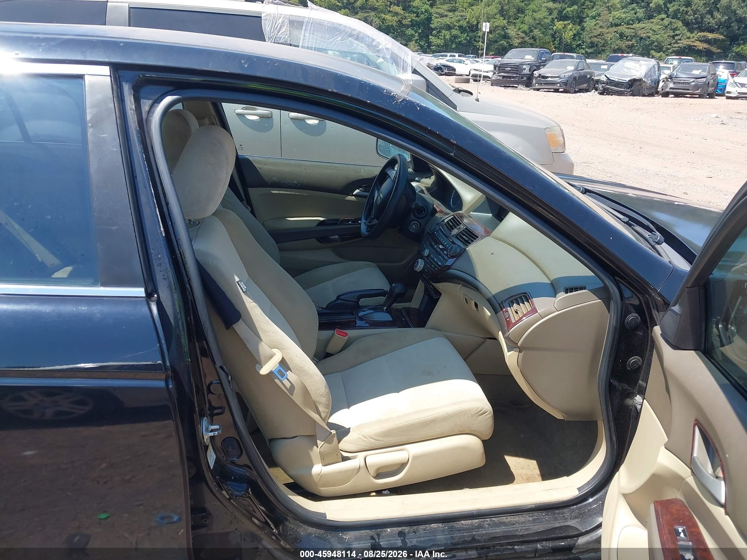 2010 Honda Accord 2.4 Lx-p Black vin: 1HGCP2F49AA136297