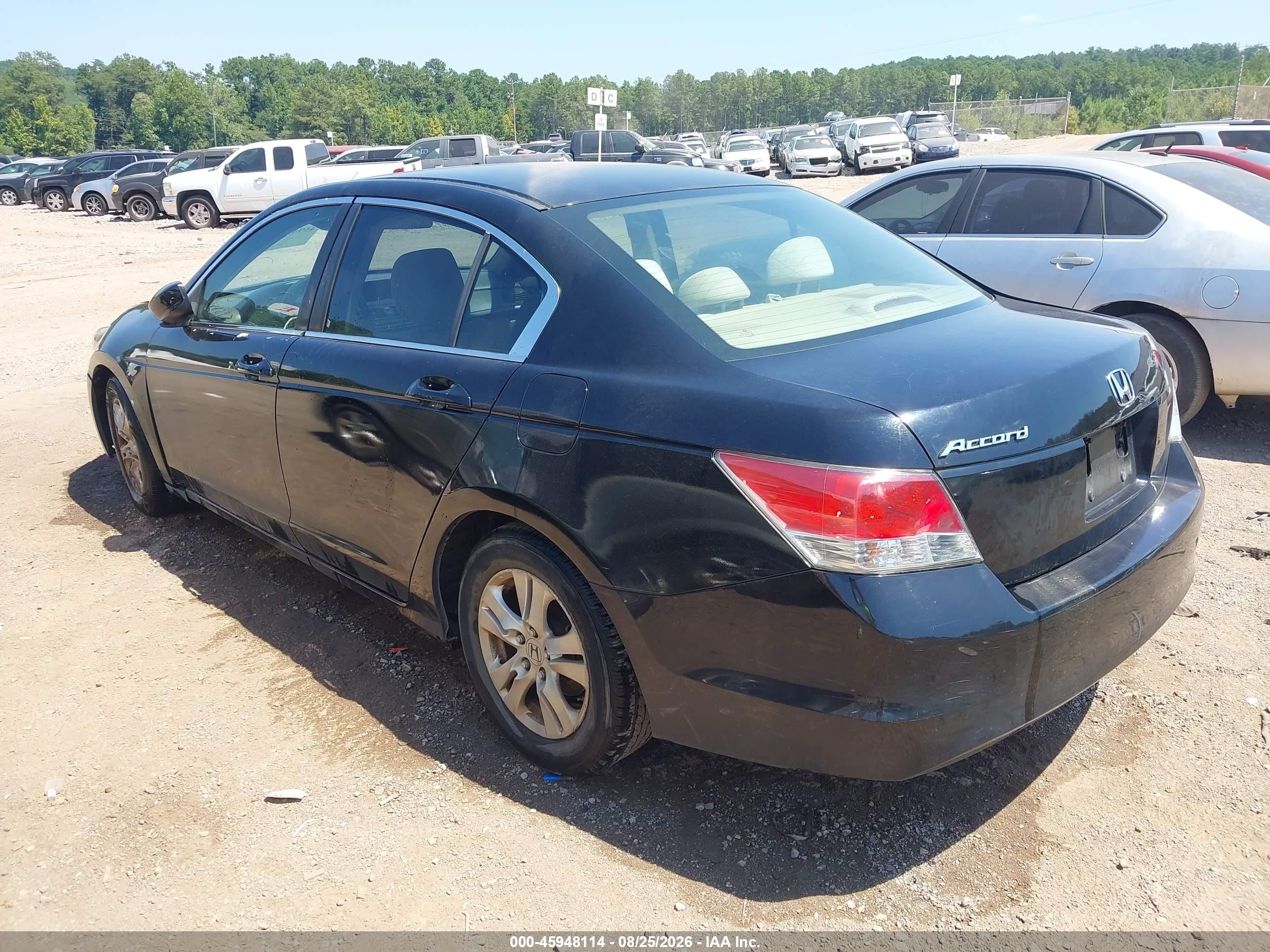 2010 Honda Accord 2.4 Lx-p Black vin: 1HGCP2F49AA136297