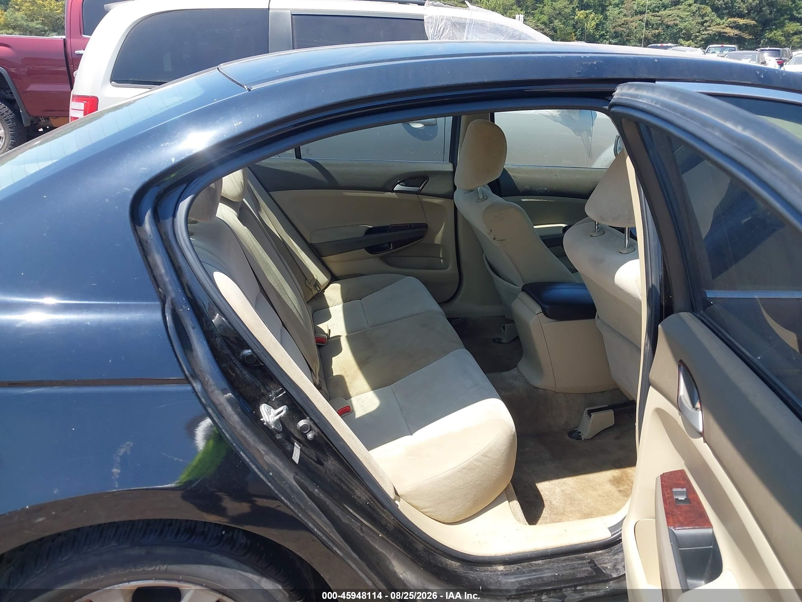 2010 Honda Accord 2.4 Lx-p Black vin: 1HGCP2F49AA136297