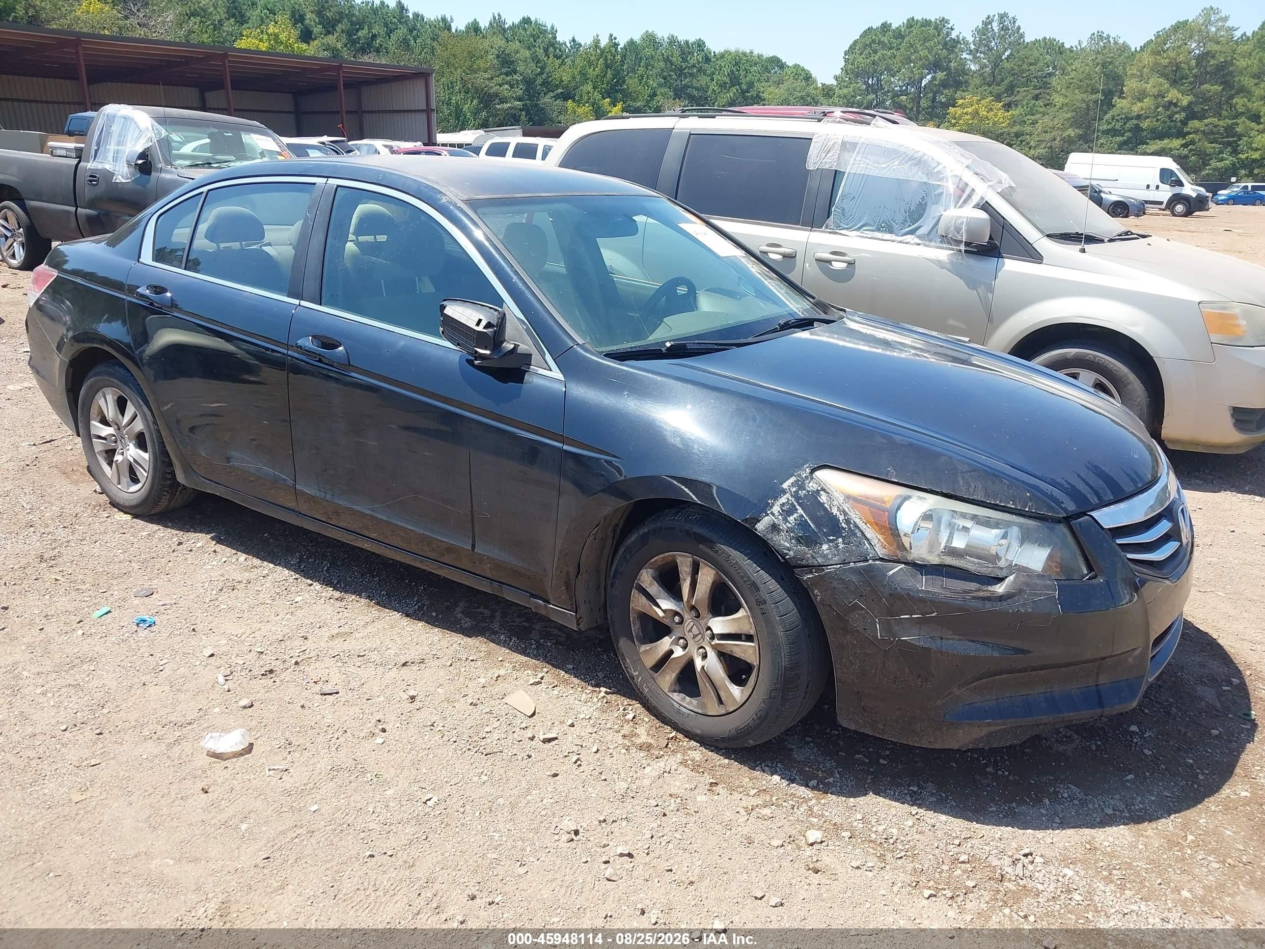 2010 Honda Accord 2.4 Lx-p Black vin: 1HGCP2F49AA136297