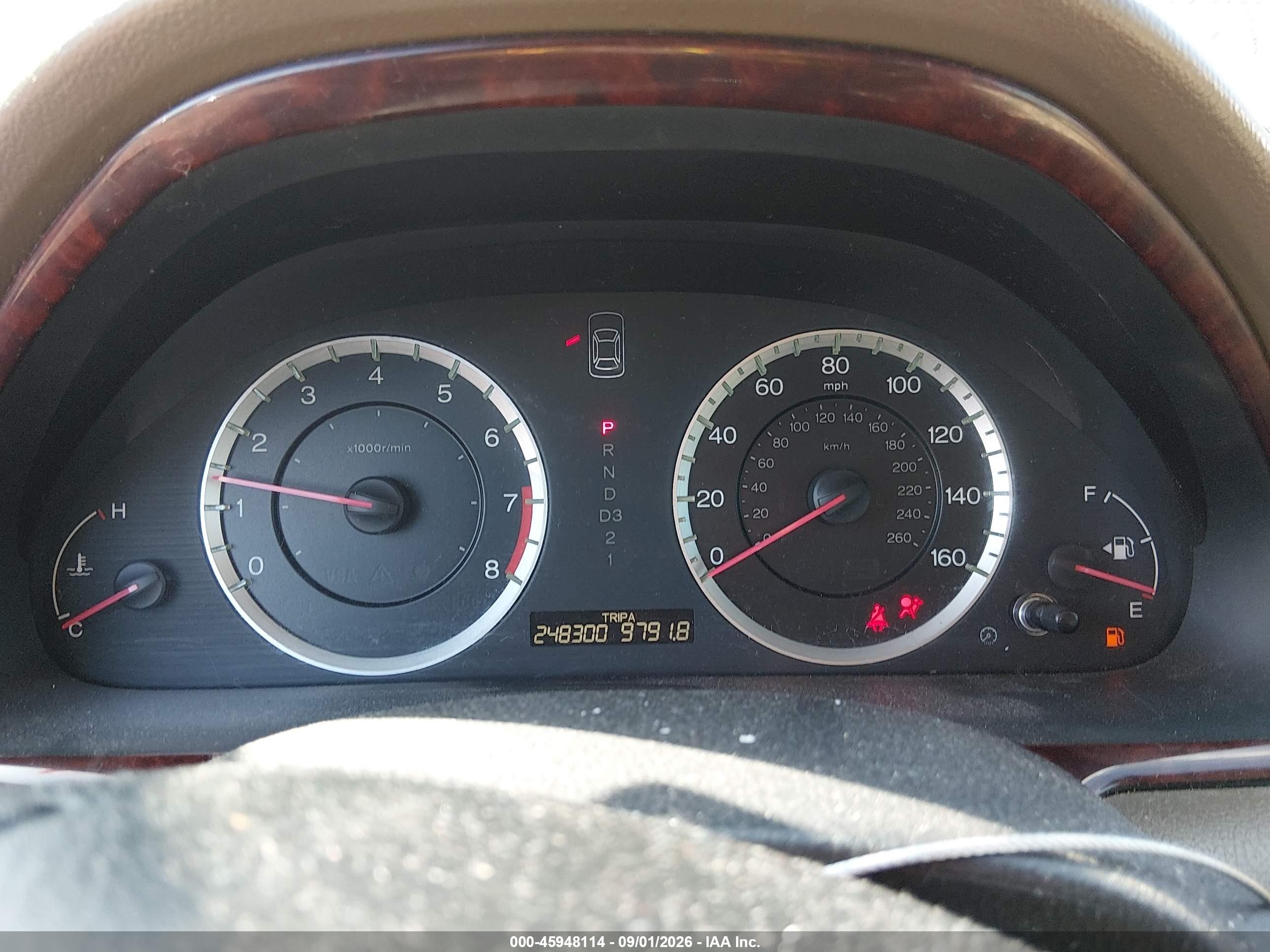 2010 Honda Accord 2.4 Lx-p Black vin: 1HGCP2F49AA136297