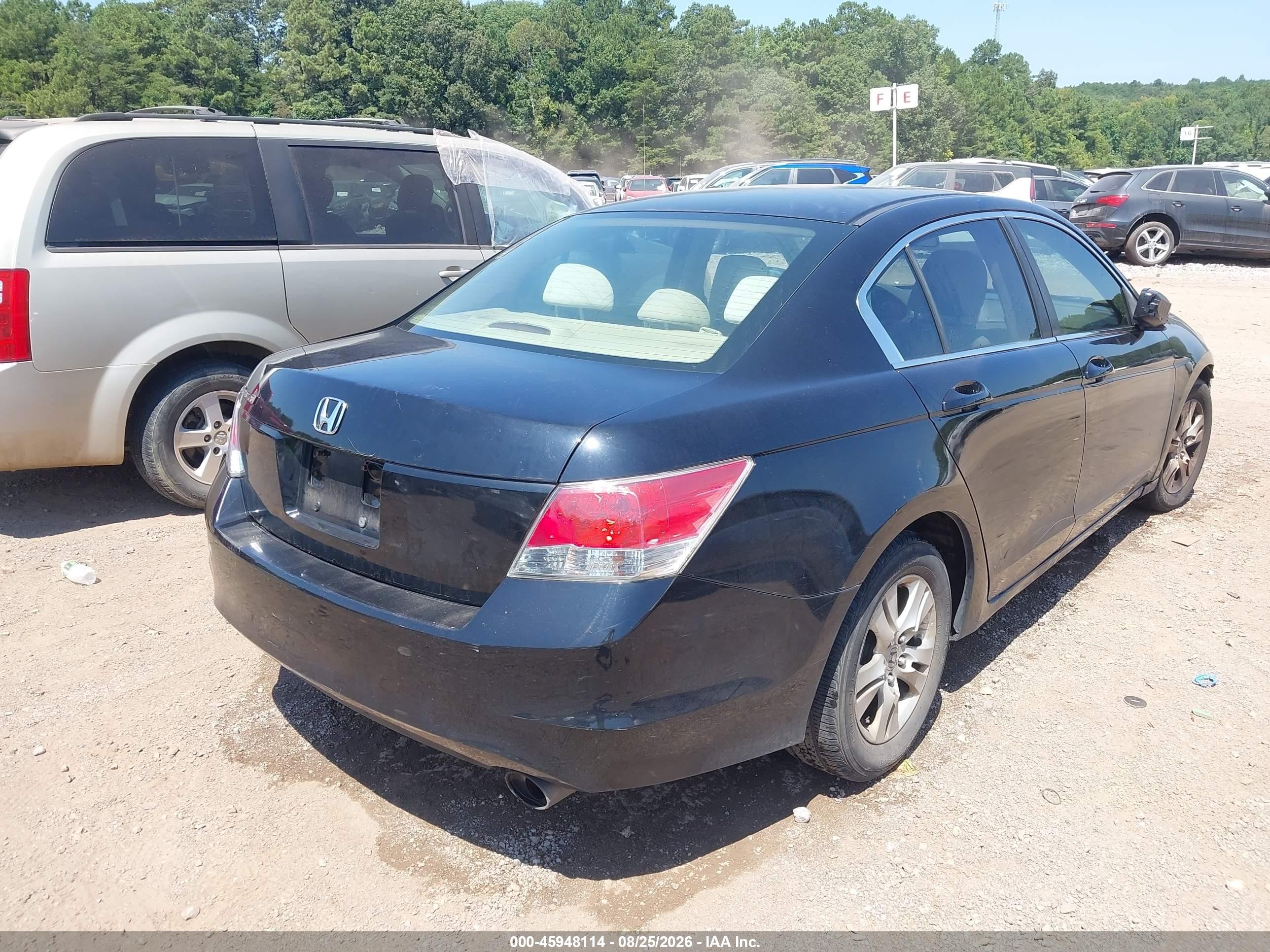 2010 Honda Accord 2.4 Lx-p Black vin: 1HGCP2F49AA136297