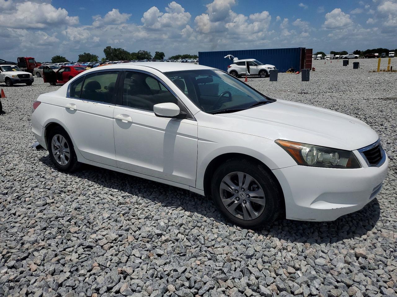 2010 Honda Accord Lxp White vin: 1HGCP2F49AA181403