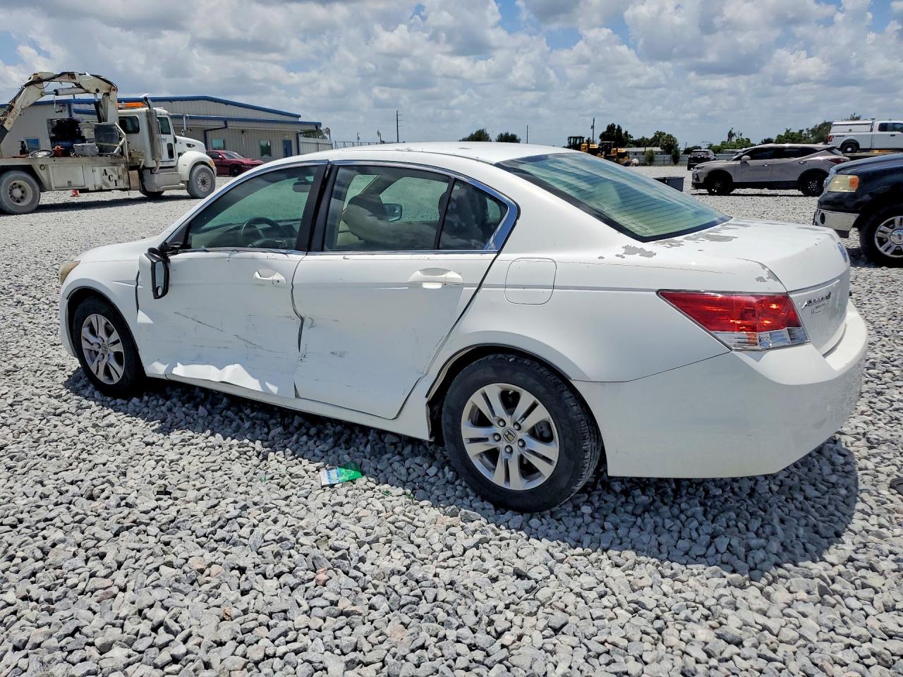 2010 Honda Accord Lxp White vin: 1HGCP2F49AA181403