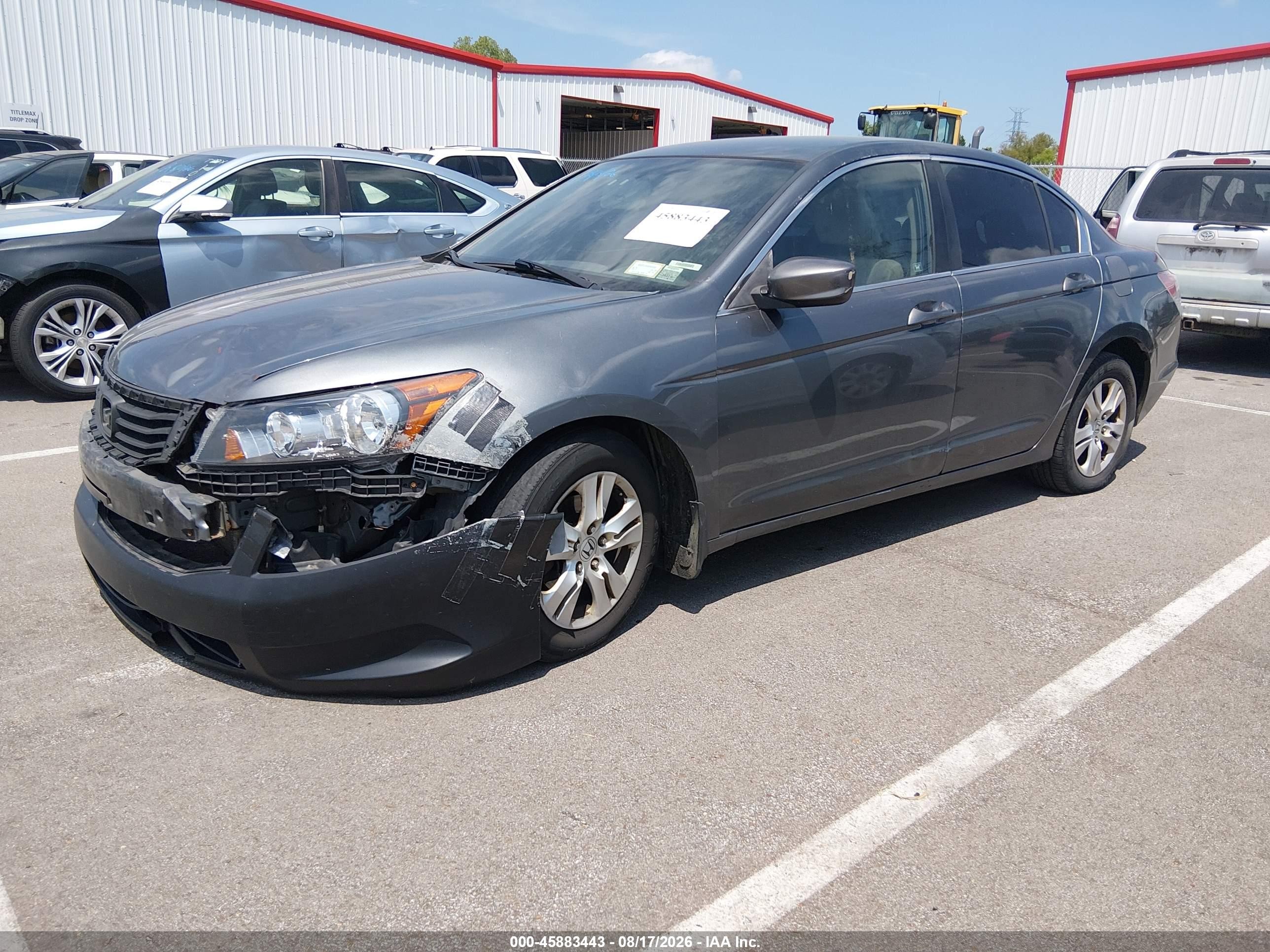 2010 Honda Accord 2.4 Lx-p Серый vin: 1HGCP2F49AA191414