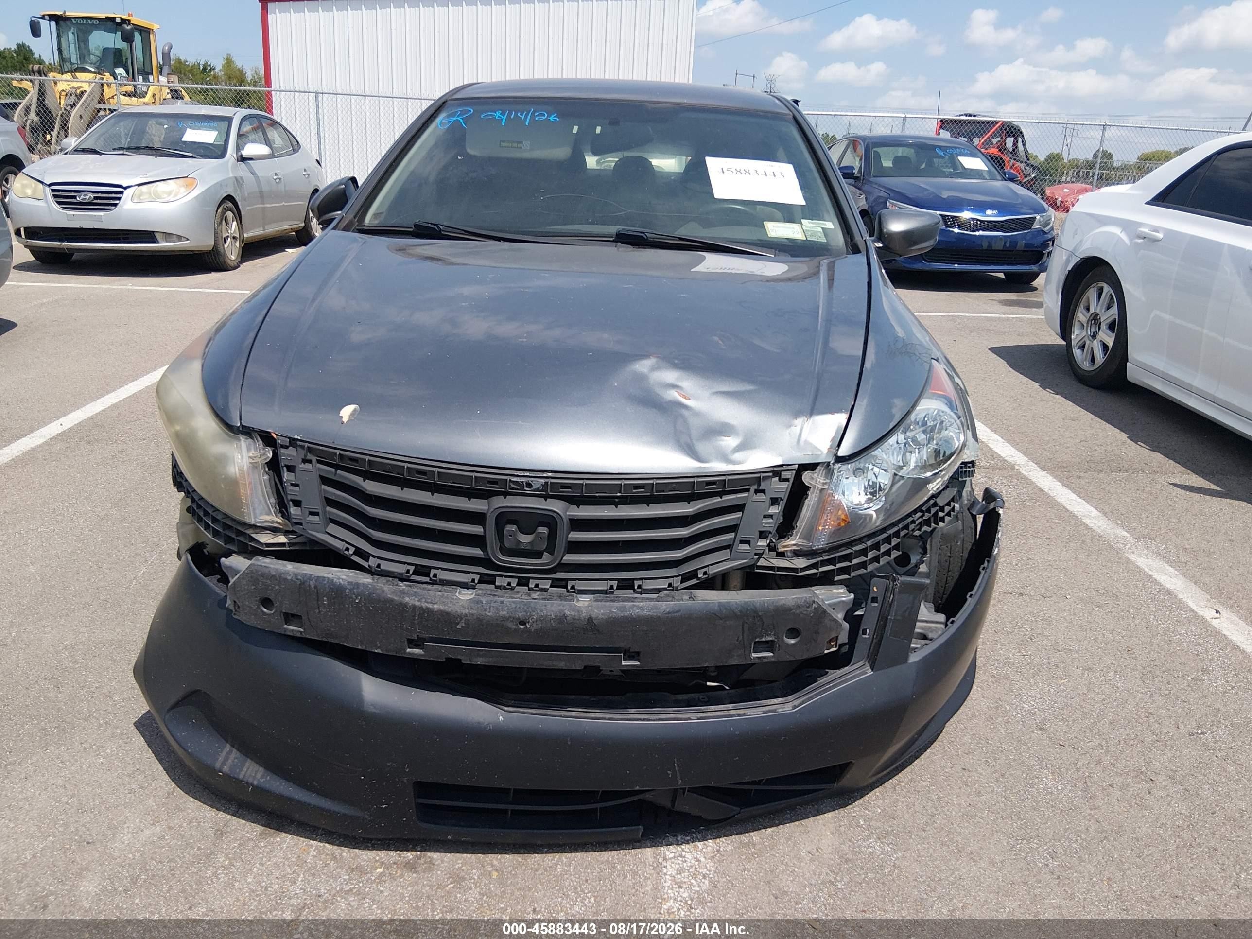 2010 Honda Accord 2.4 Lx-p Серый vin: 1HGCP2F49AA191414