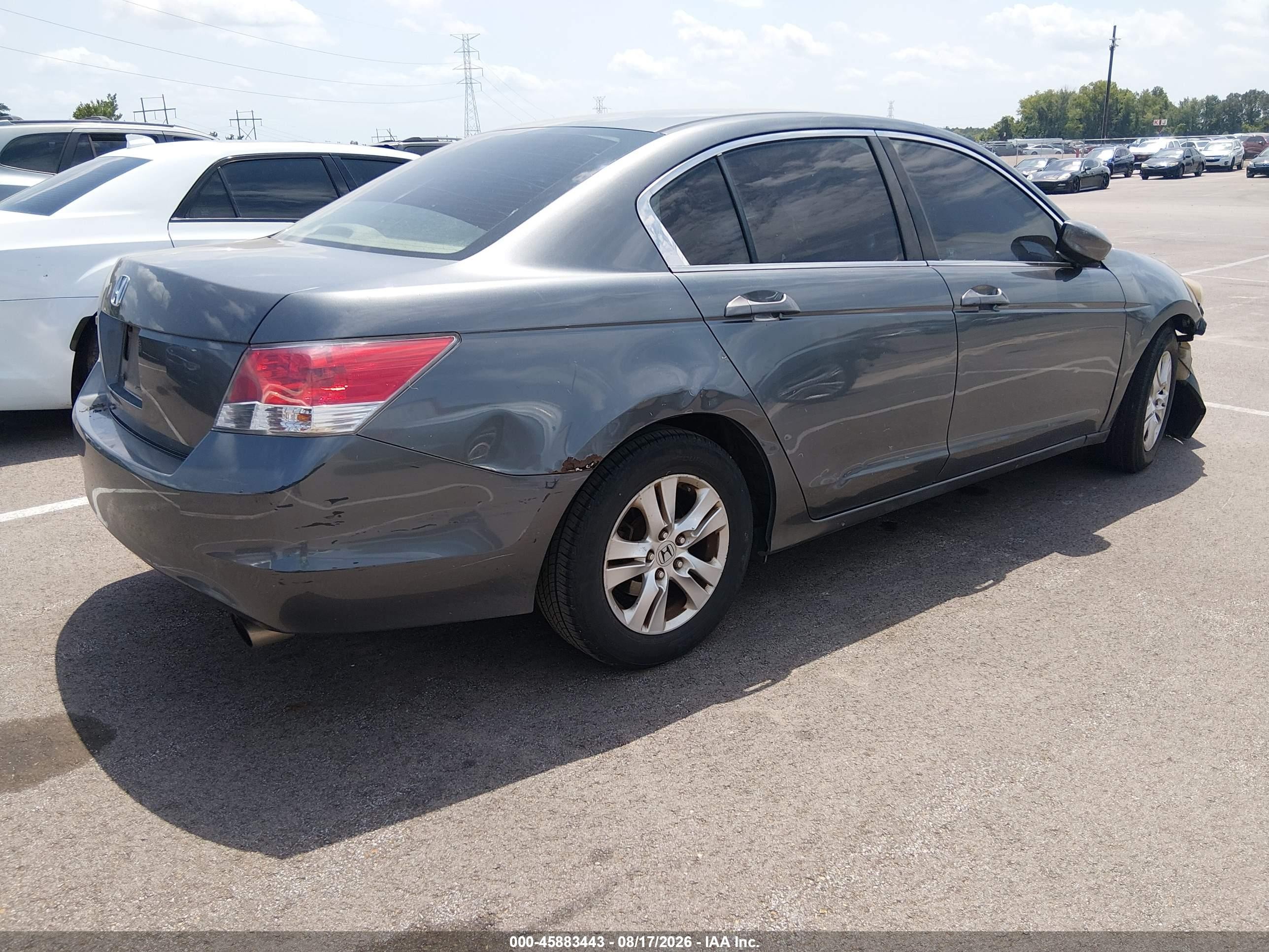 2010 Honda Accord 2.4 Lx-p Серый vin: 1HGCP2F49AA191414