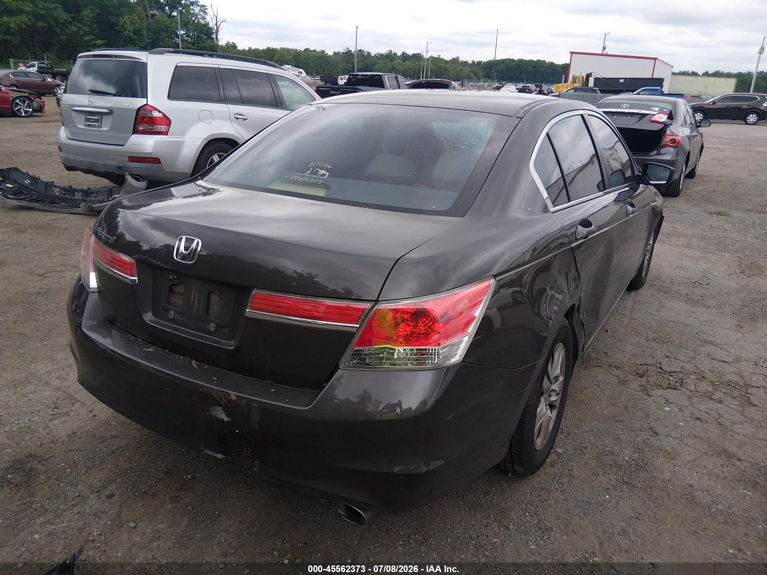 2011 Honda Accord 2.4 Lx-p Gray vin: 1HGCP2F49BA023774
