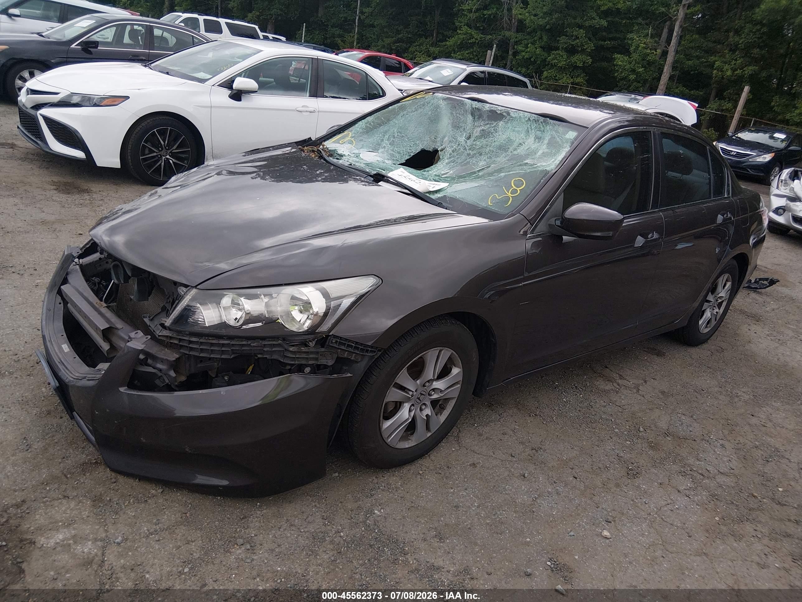 2011 Honda Accord 2.4 Lx-p Gray vin: 1HGCP2F49BA023774