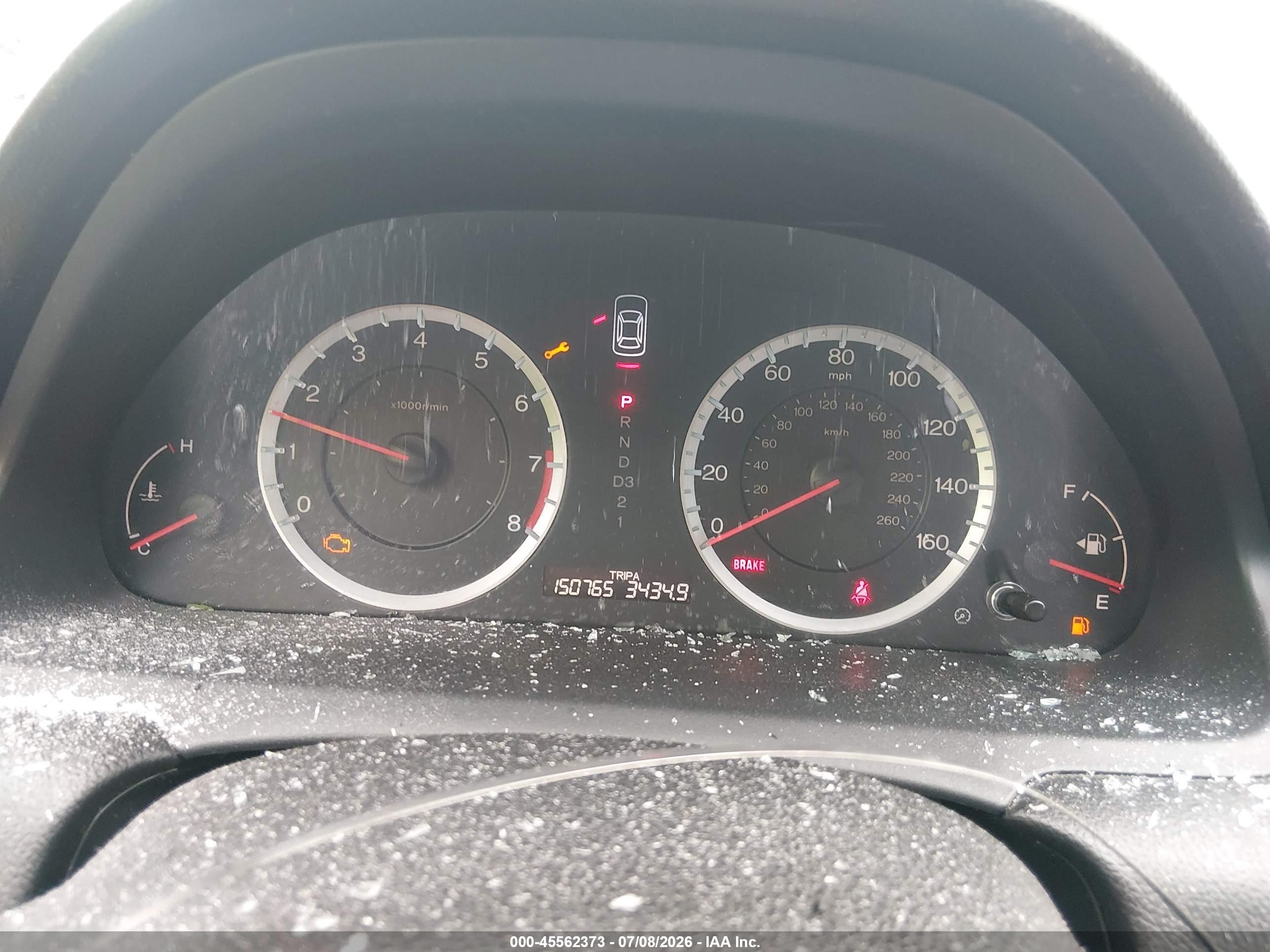 2011 Honda Accord 2.4 Lx-p Gray vin: 1HGCP2F49BA023774