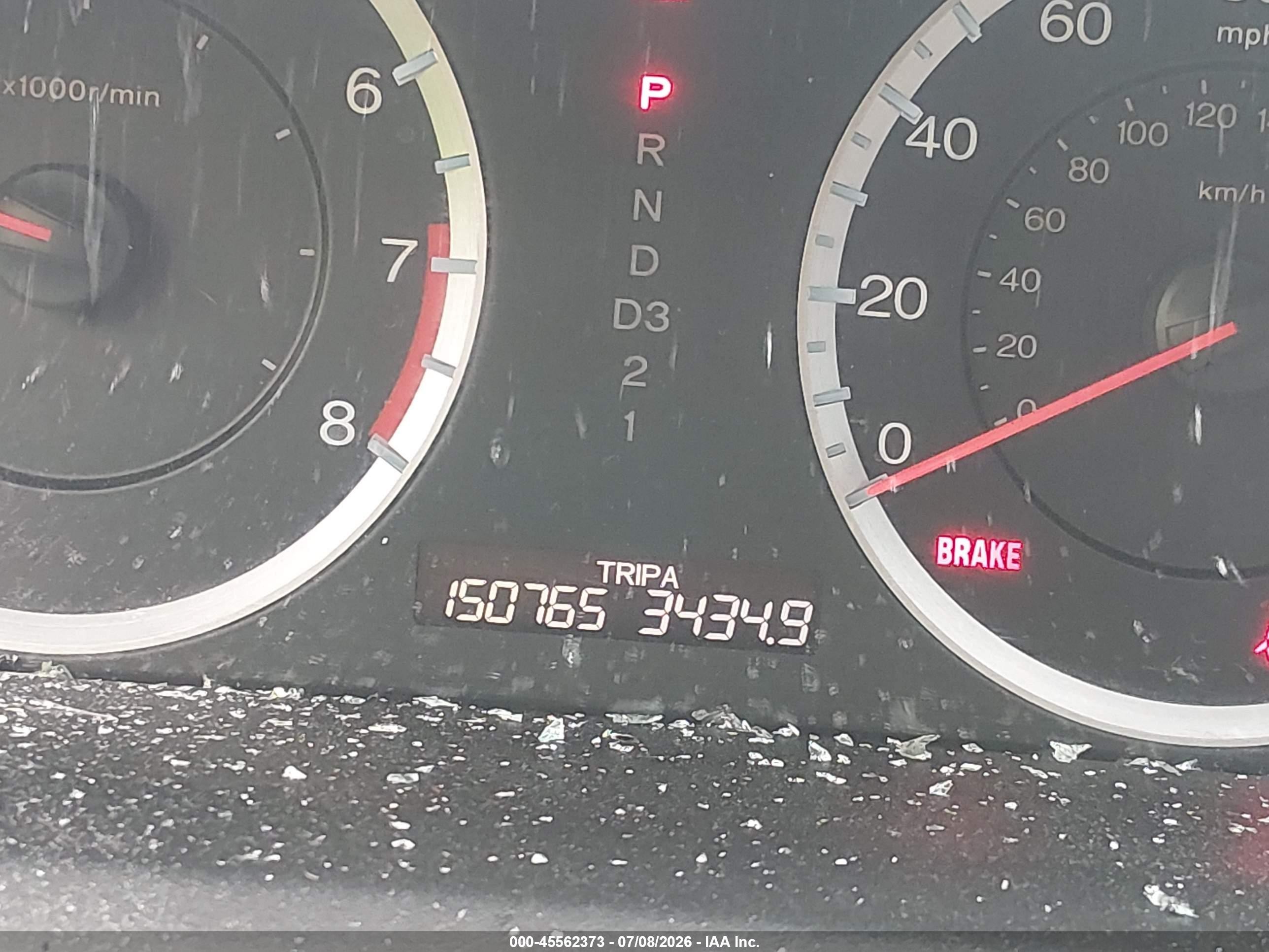 2011 Honda Accord 2.4 Lx-p Gray vin: 1HGCP2F49BA023774