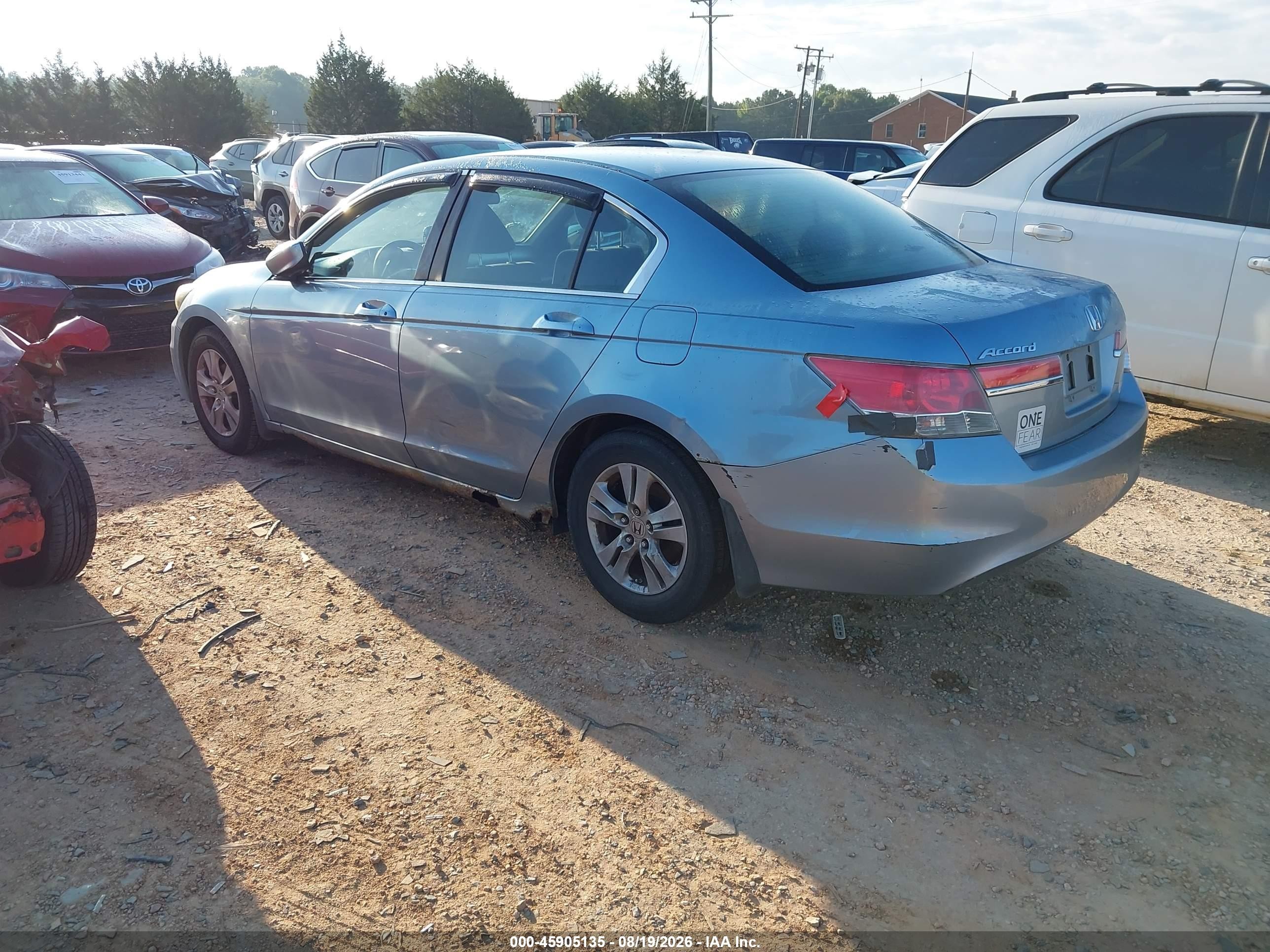 2011 Honda Accord 2.4 Lx-p Light Blue vin: 1HGCP2F49BA035052