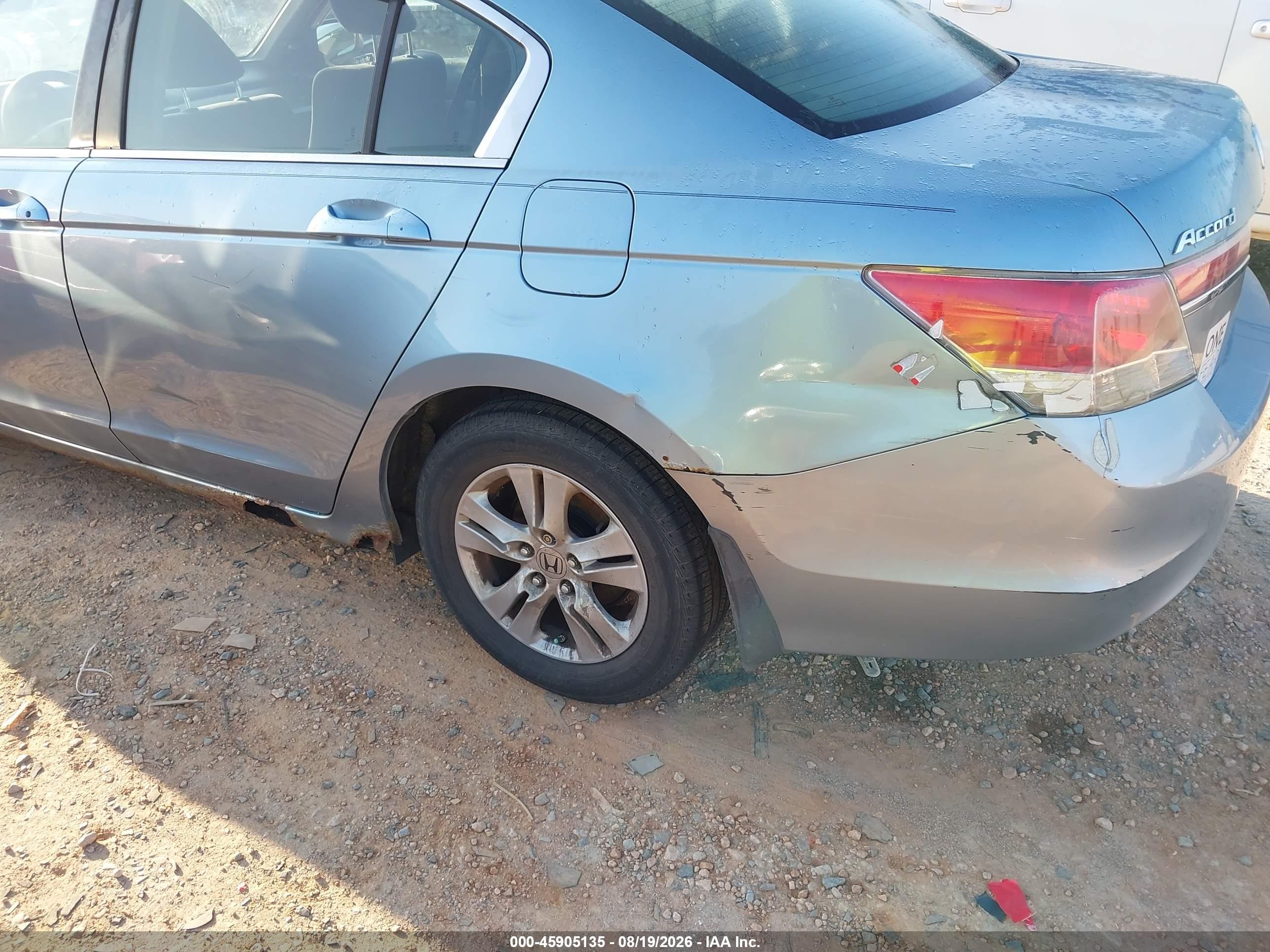 2011 Honda Accord 2.4 Lx-p Light Blue vin: 1HGCP2F49BA035052