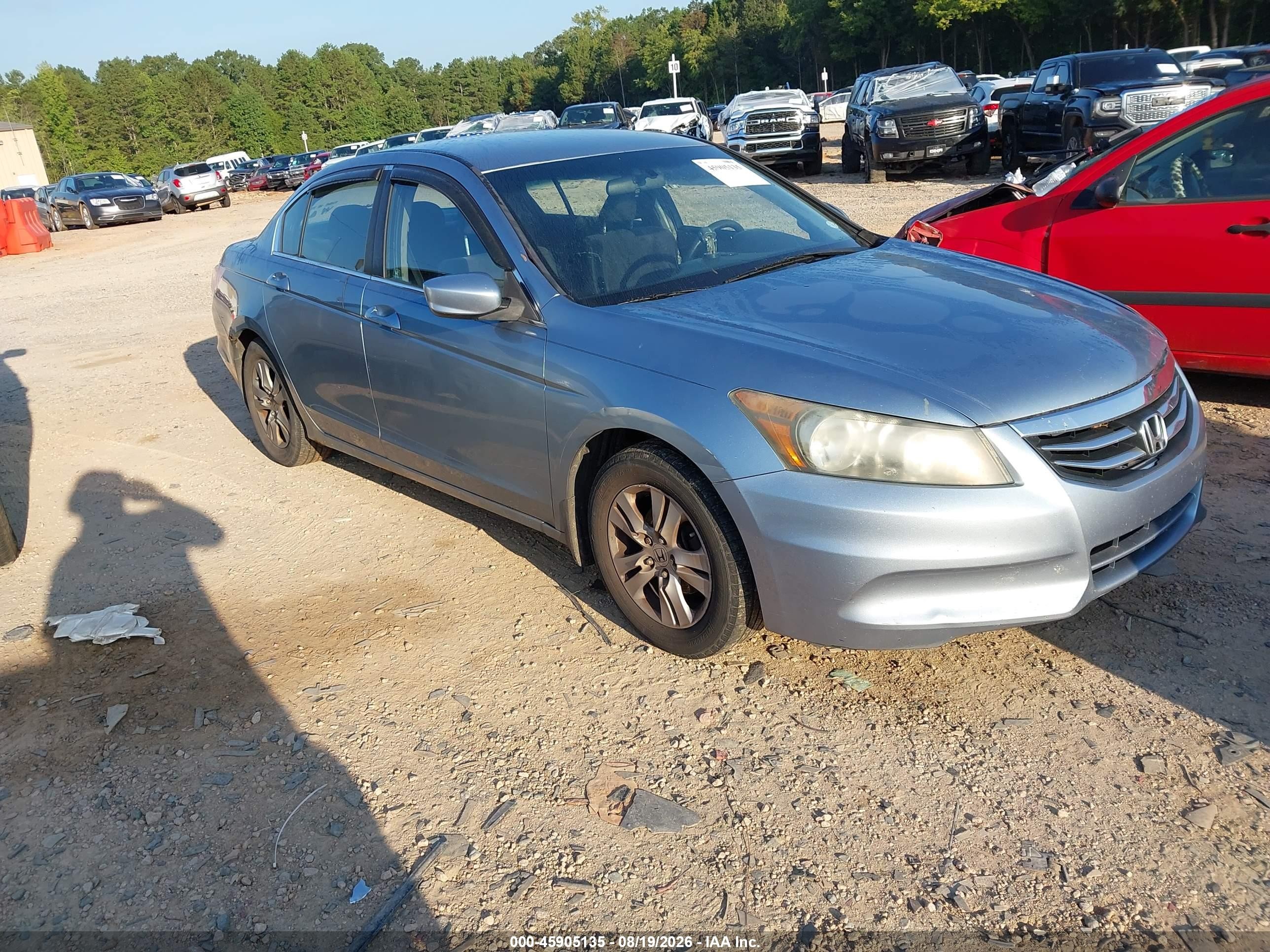 2011 Honda Accord 2.4 Lx-p Light Blue vin: 1HGCP2F49BA035052