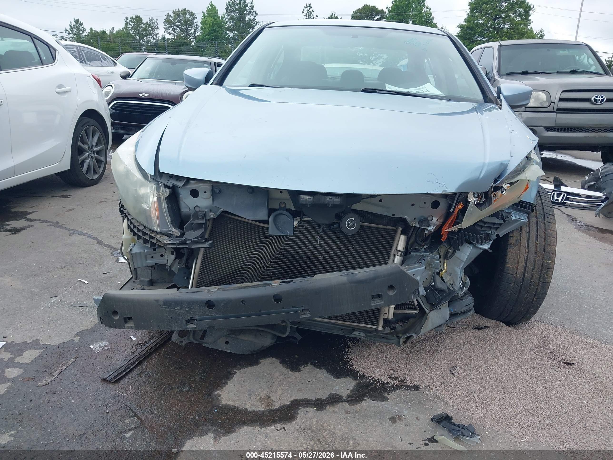 2011 Honda Accord 2.4 Lx-p Blue vin: 1HGCP2F49BA036475