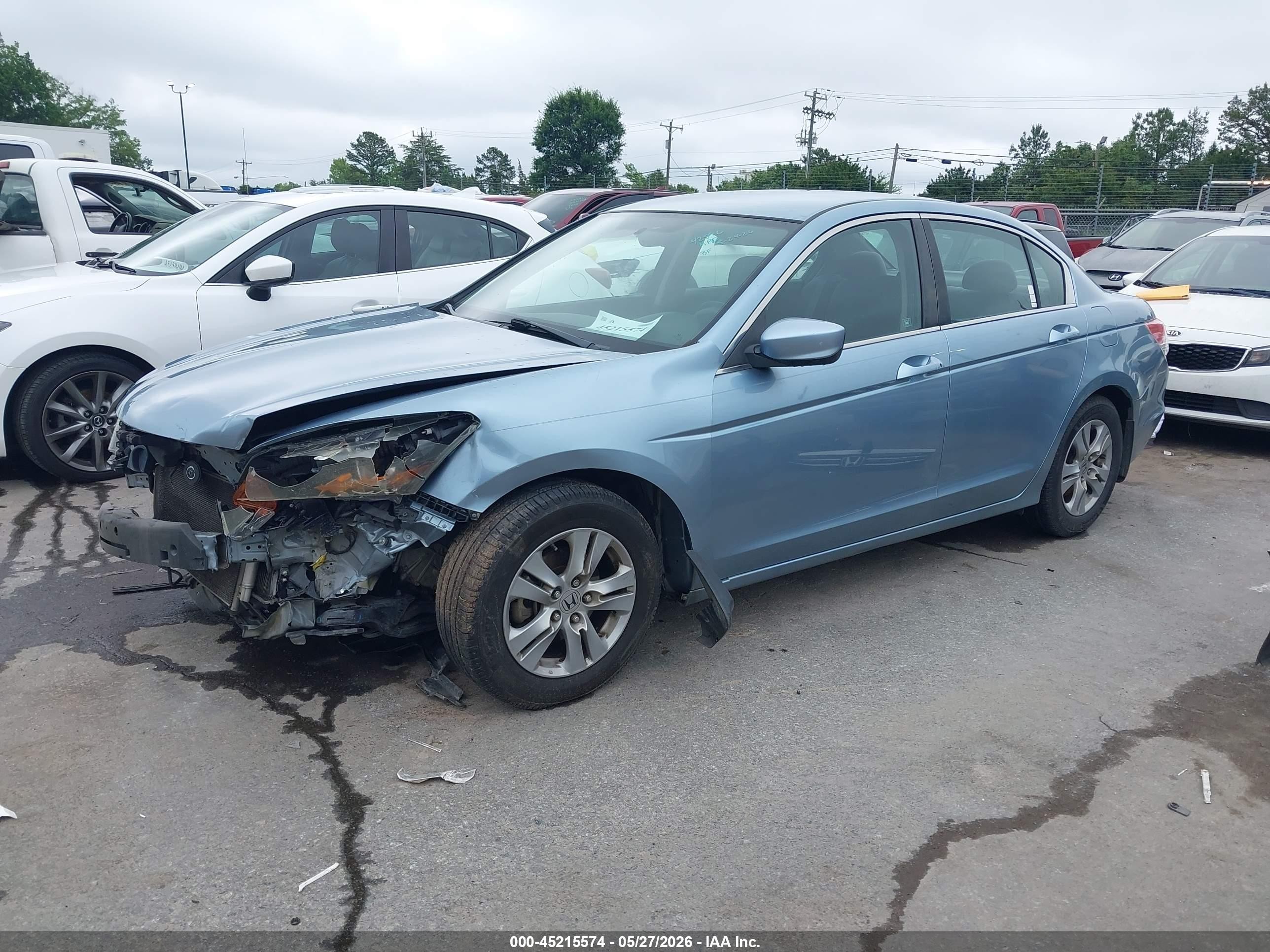 2011 Honda Accord 2.4 Lx-p Blue vin: 1HGCP2F49BA036475