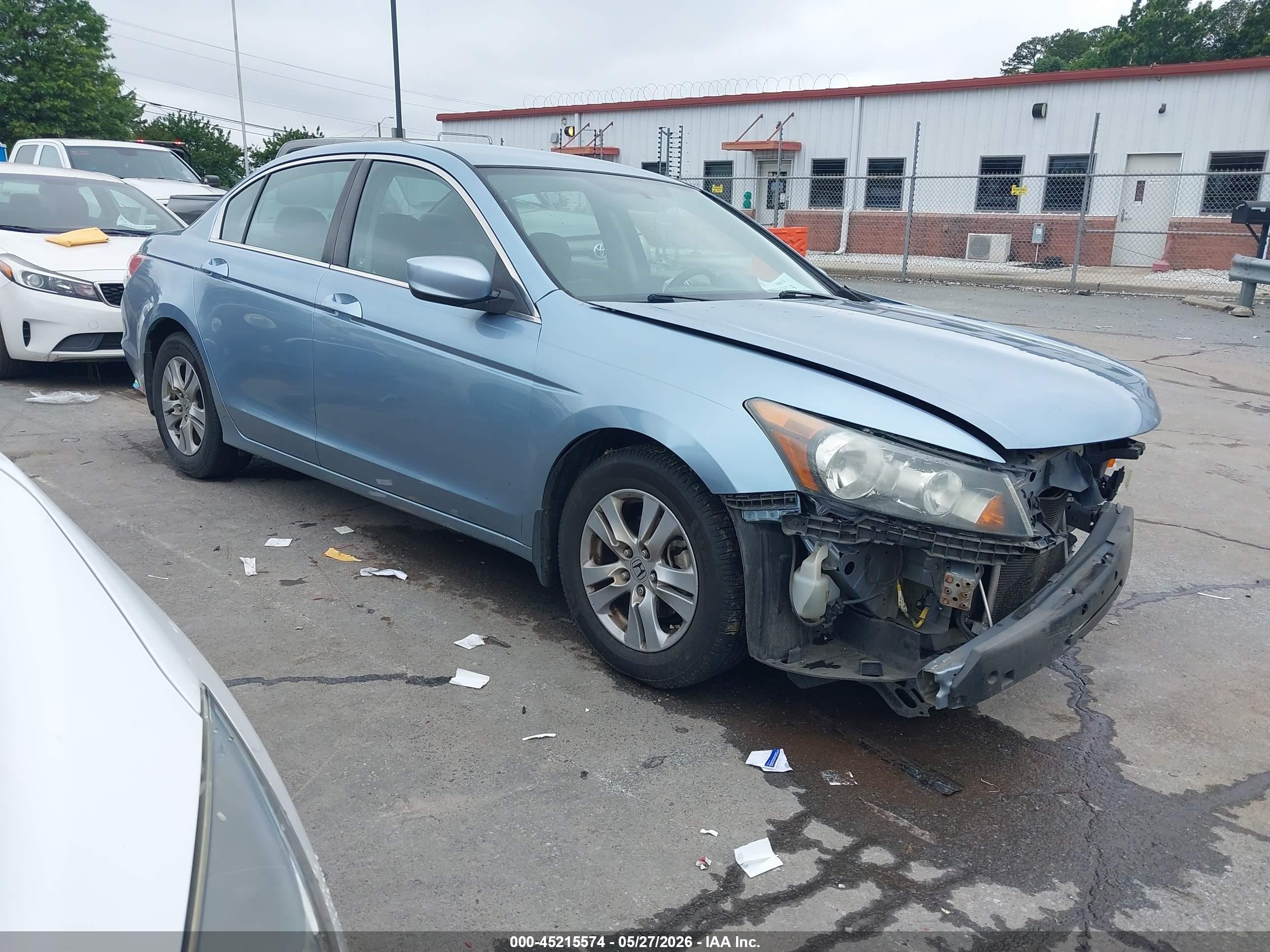 2011 Honda Accord 2.4 Lx-p Blue vin: 1HGCP2F49BA036475