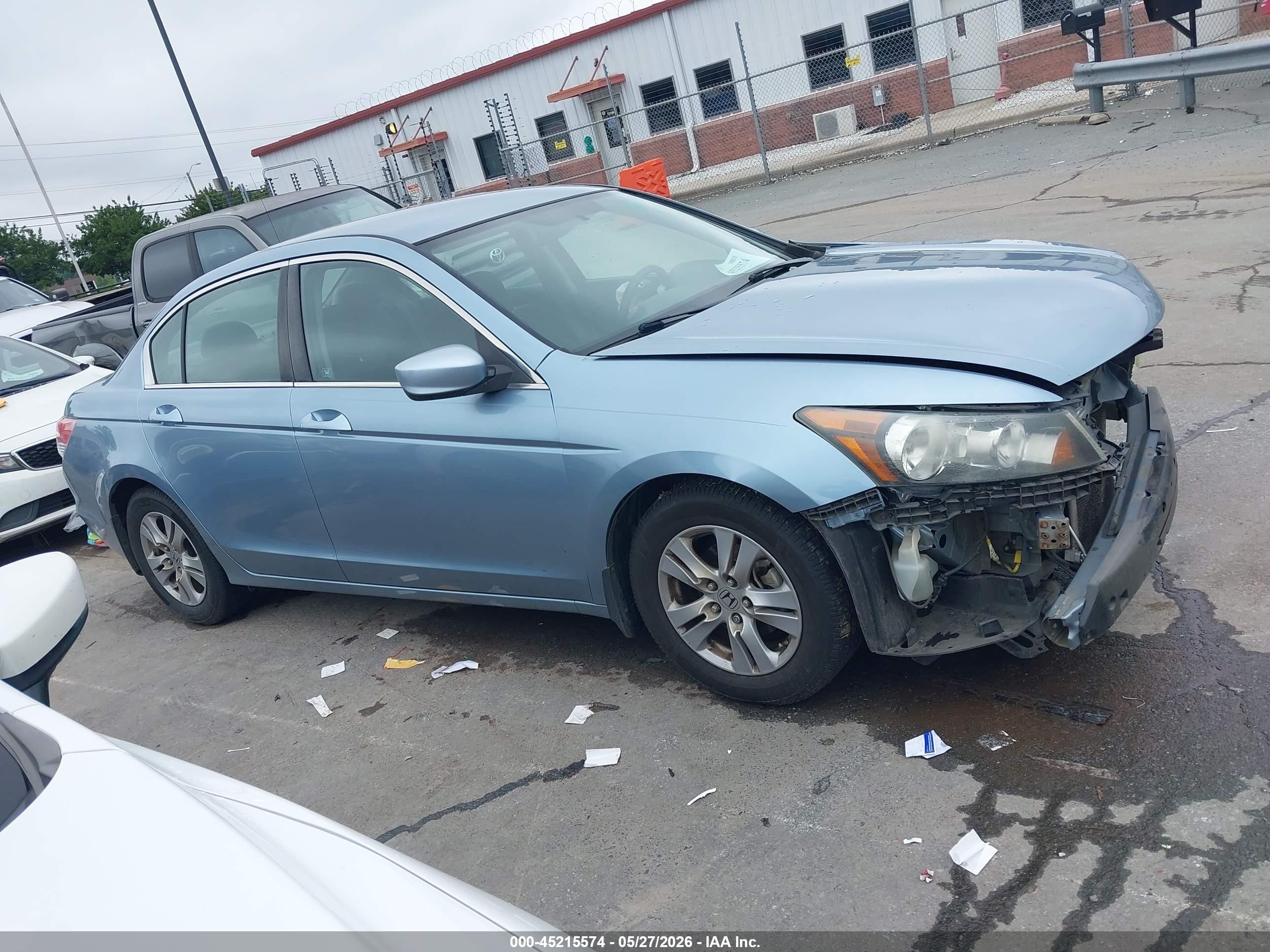 2011 Honda Accord 2.4 Lx-p Blue vin: 1HGCP2F49BA036475
