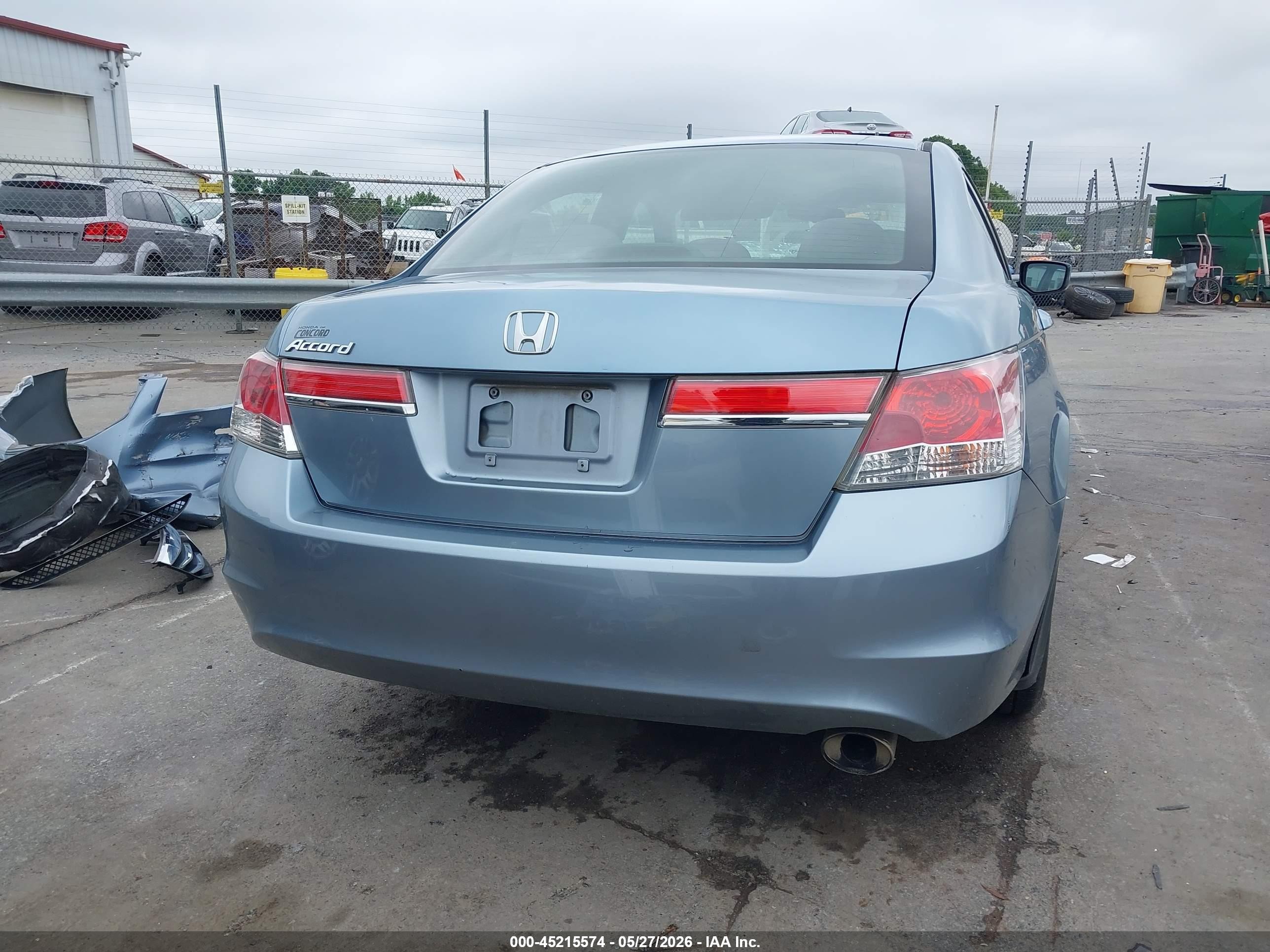 2011 Honda Accord 2.4 Lx-p Blue vin: 1HGCP2F49BA036475