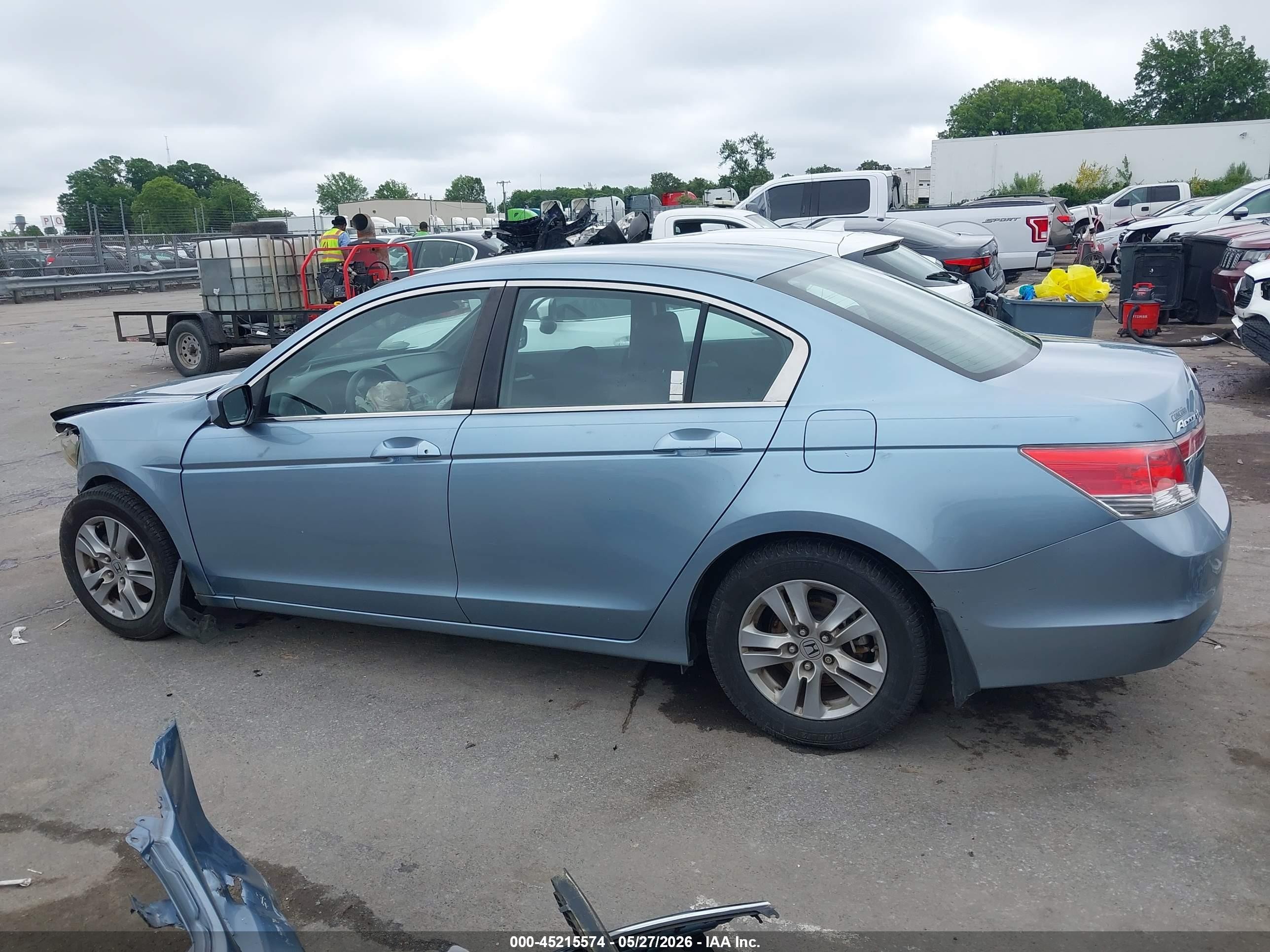 2011 Honda Accord 2.4 Lx-p Blue vin: 1HGCP2F49BA036475