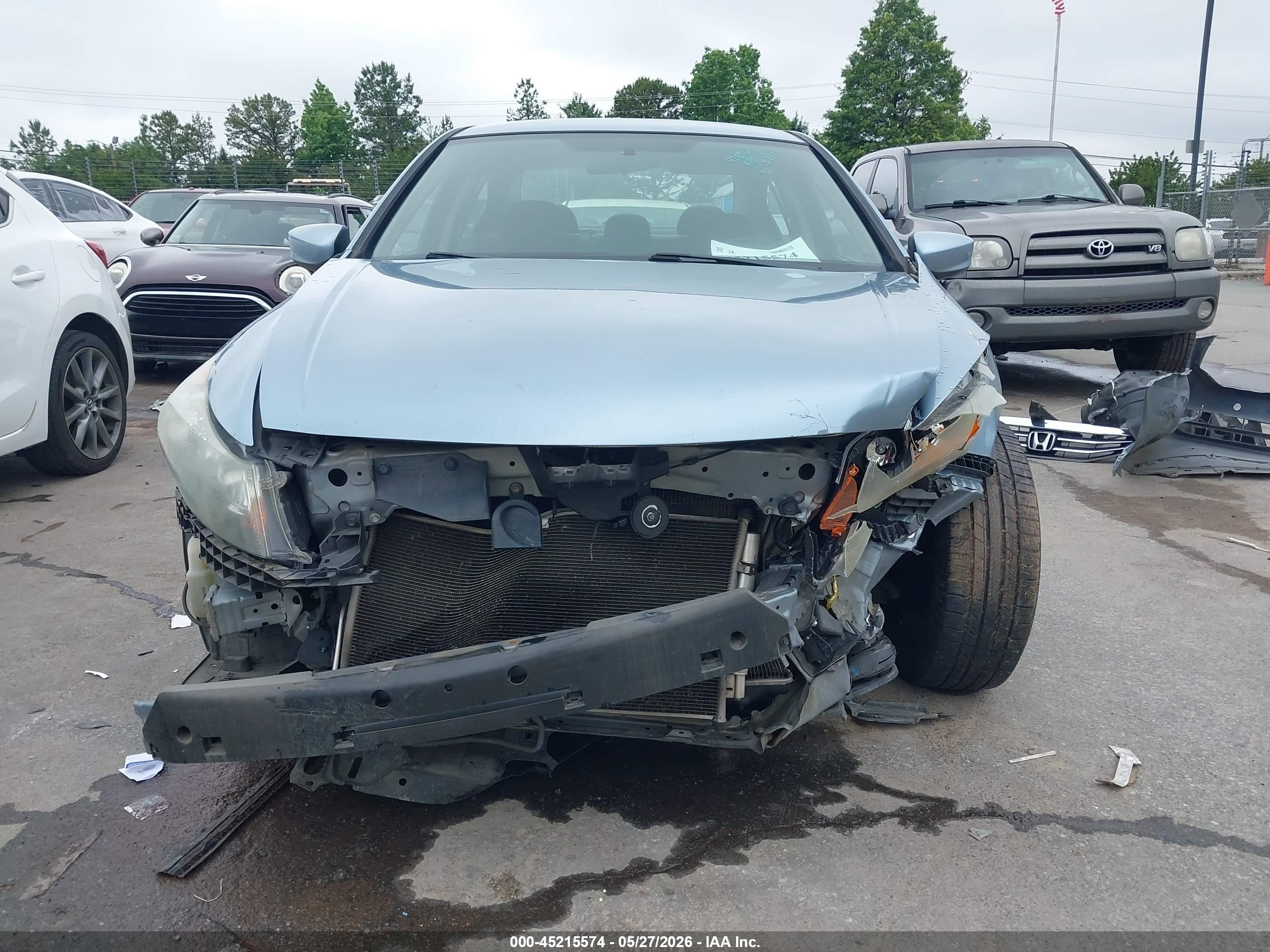 2011 Honda Accord 2.4 Lx-p Blue vin: 1HGCP2F49BA036475