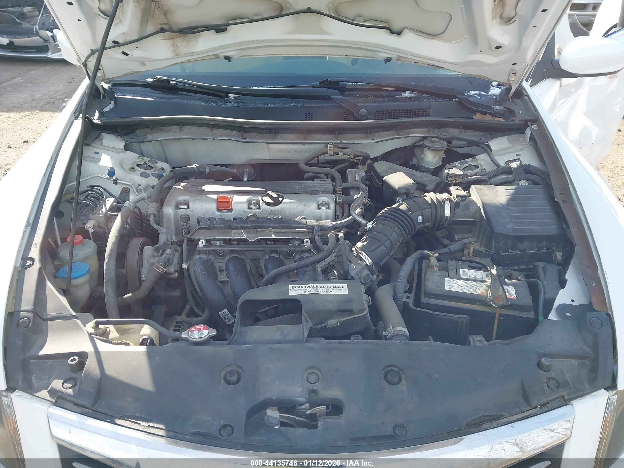 2011 Honda Accord 2.4 Lx-p White vin: 1HGCP2F49BA048741