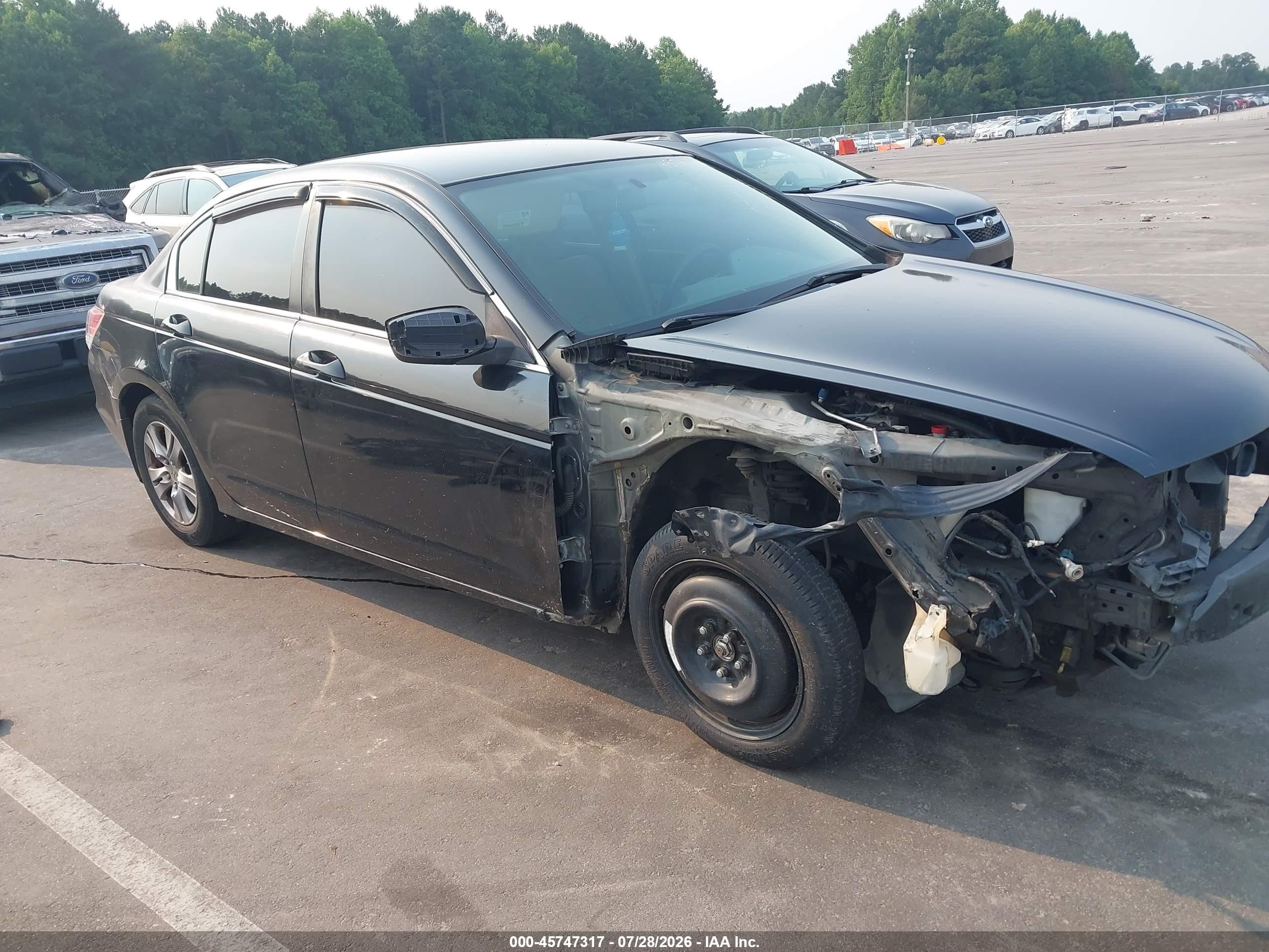 2012 Honda Accord 2.4 Lx-p Black vin: 1HGCP2F49CA001887