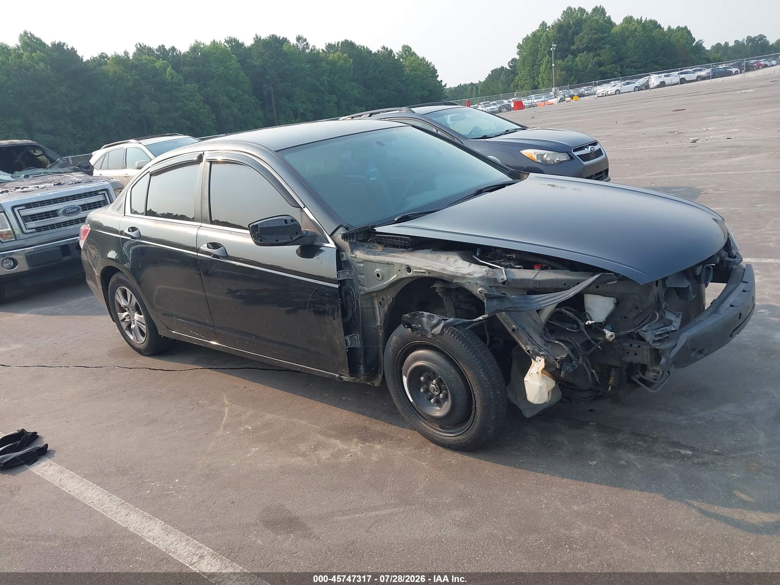 2012 Honda Accord 2.4 Lx-p Black vin: 1HGCP2F49CA001887