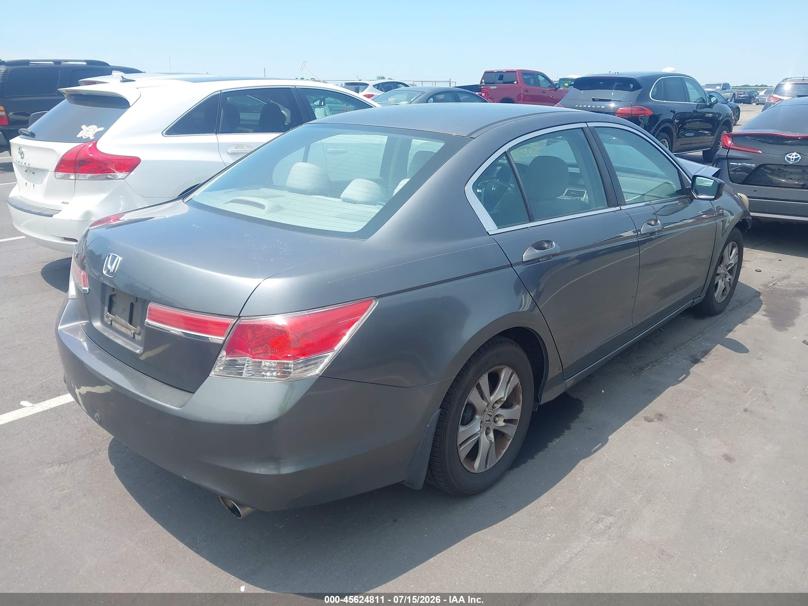 2012 Honda Accord 2.4 Lx-p Gray vin: 1HGCP2F49CA023419
