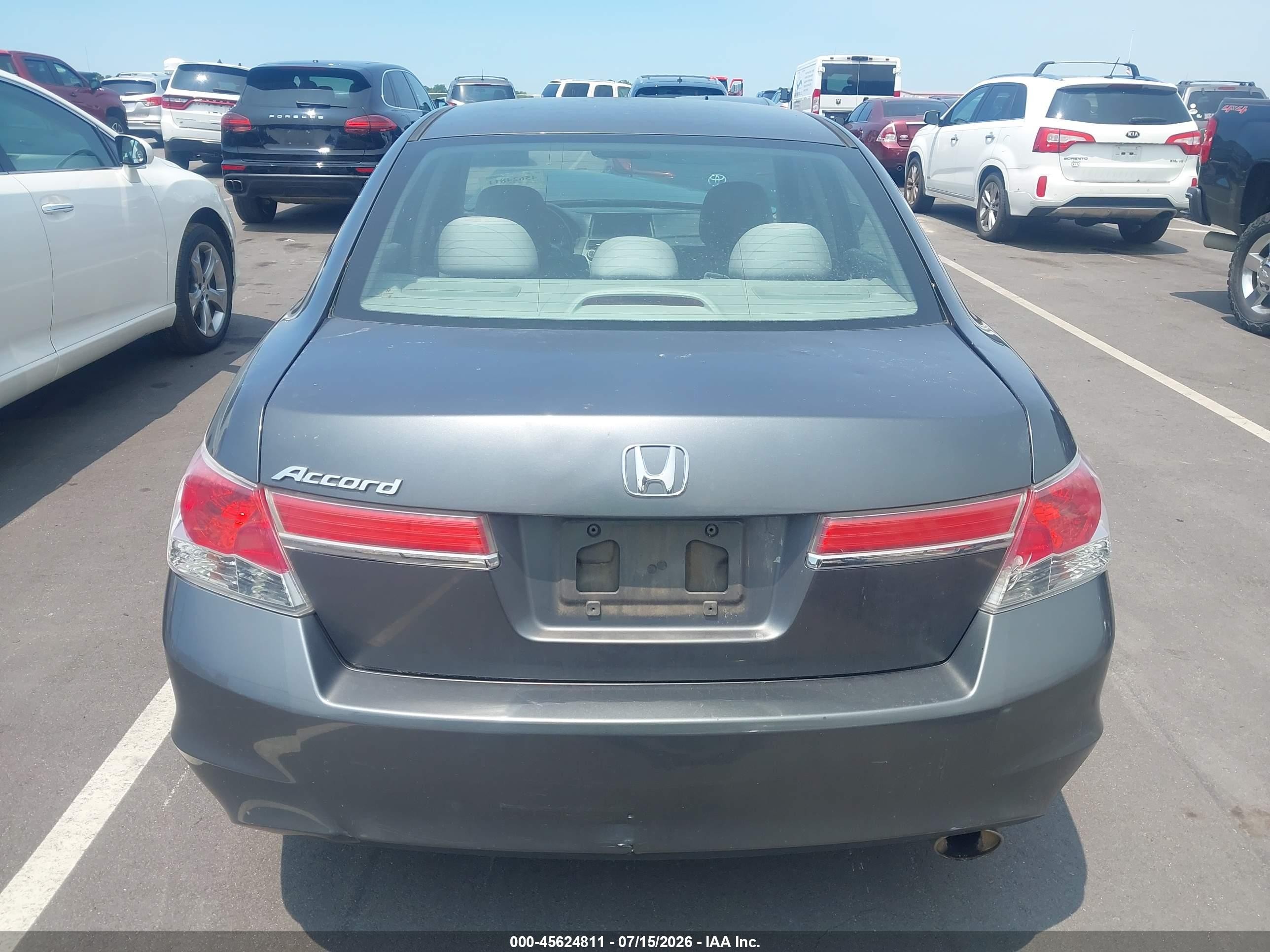 2012 Honda Accord 2.4 Lx-p Gray vin: 1HGCP2F49CA023419