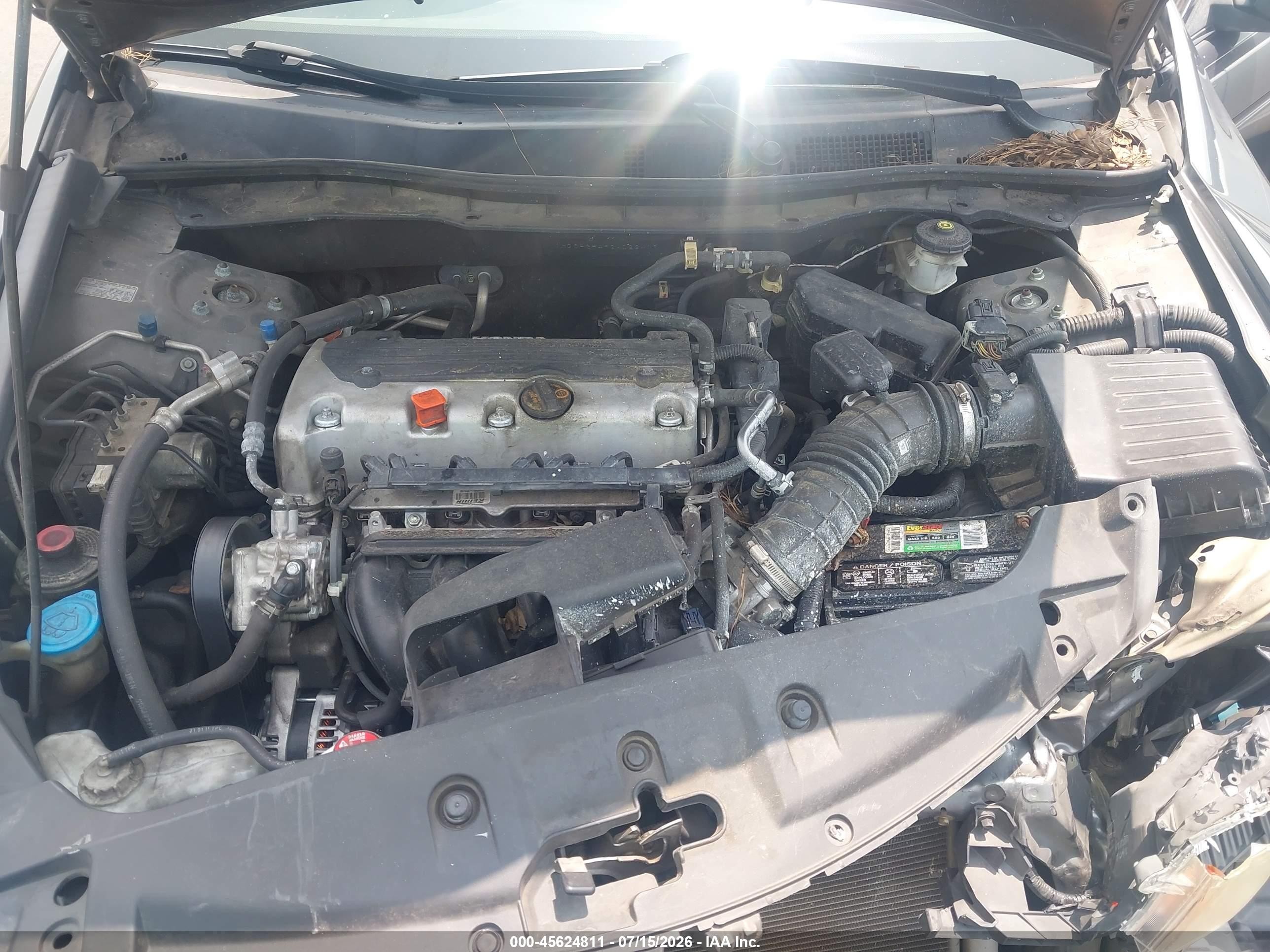 2012 Honda Accord 2.4 Lx-p Gray vin: 1HGCP2F49CA023419