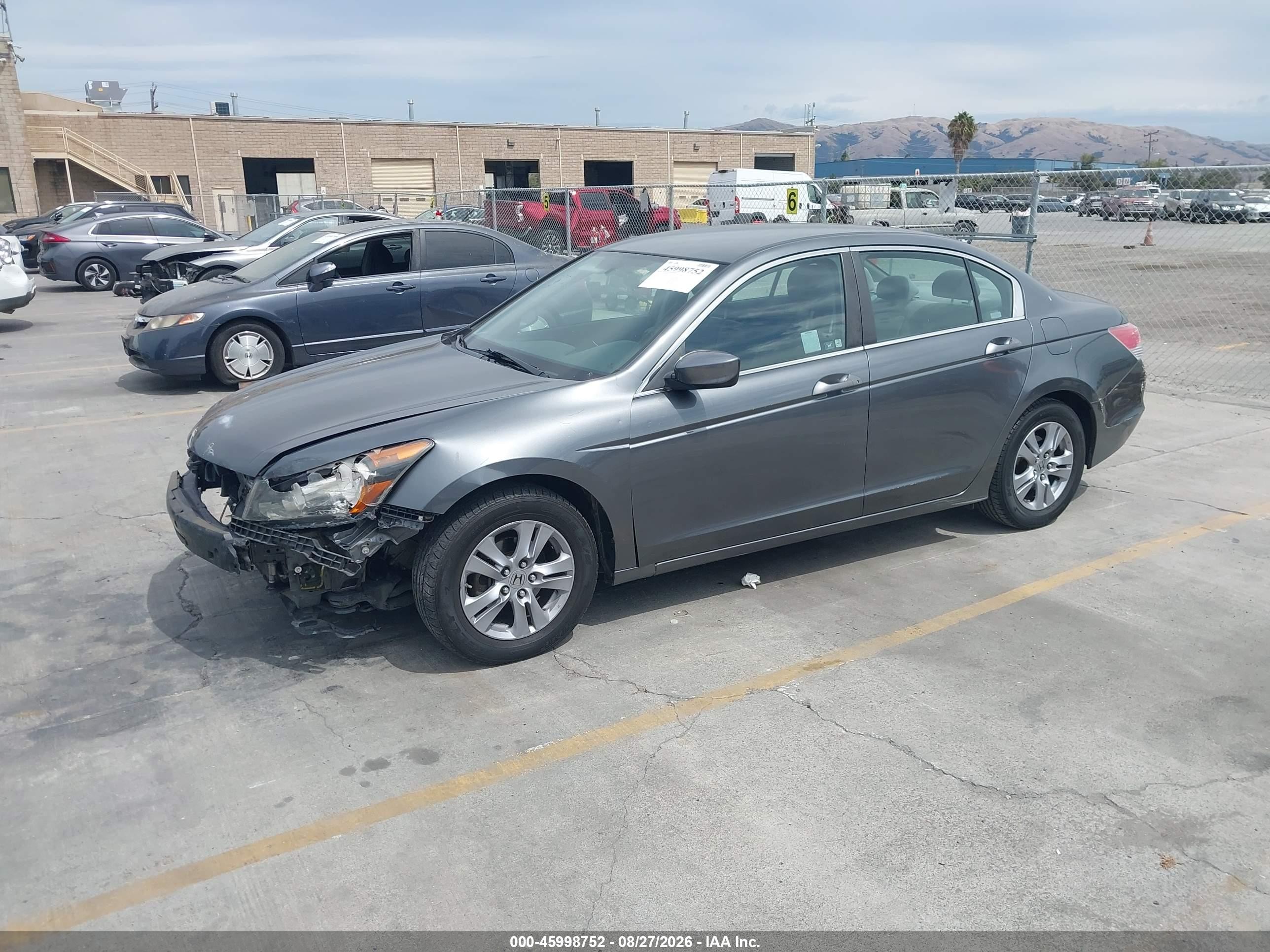 2012 Honda Accord 2.4 Lx-p Gray vin: 1HGCP2F49CA031214