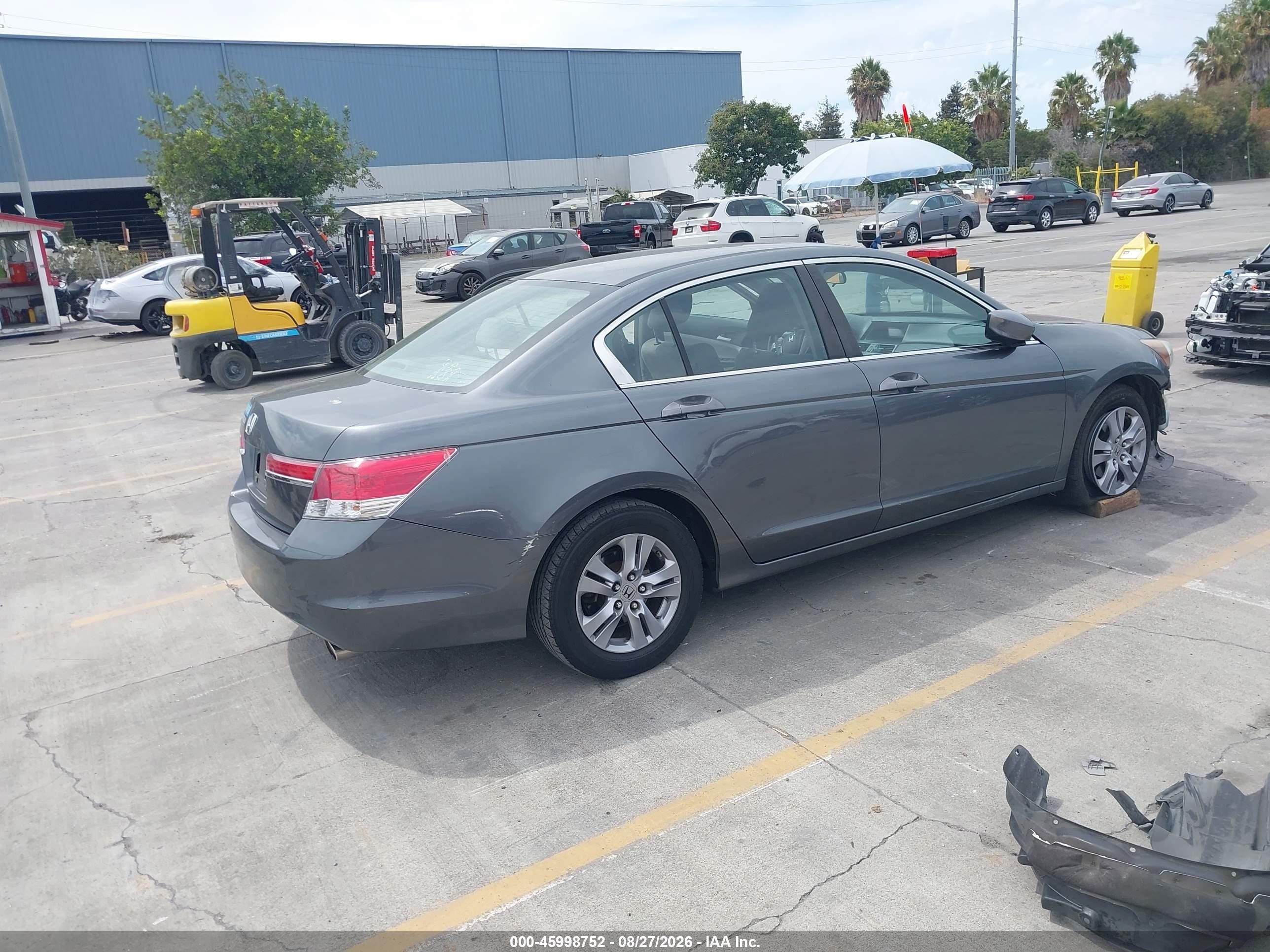 2012 Honda Accord 2.4 Lx-p Gray vin: 1HGCP2F49CA031214